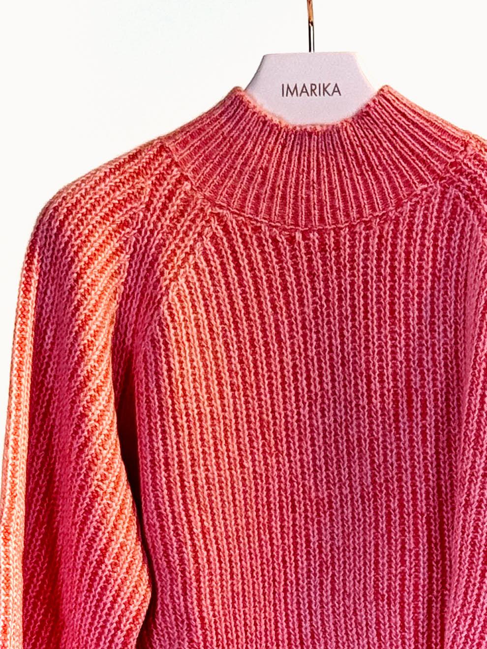 Maglione collo alto 82300ROSA ODEEH