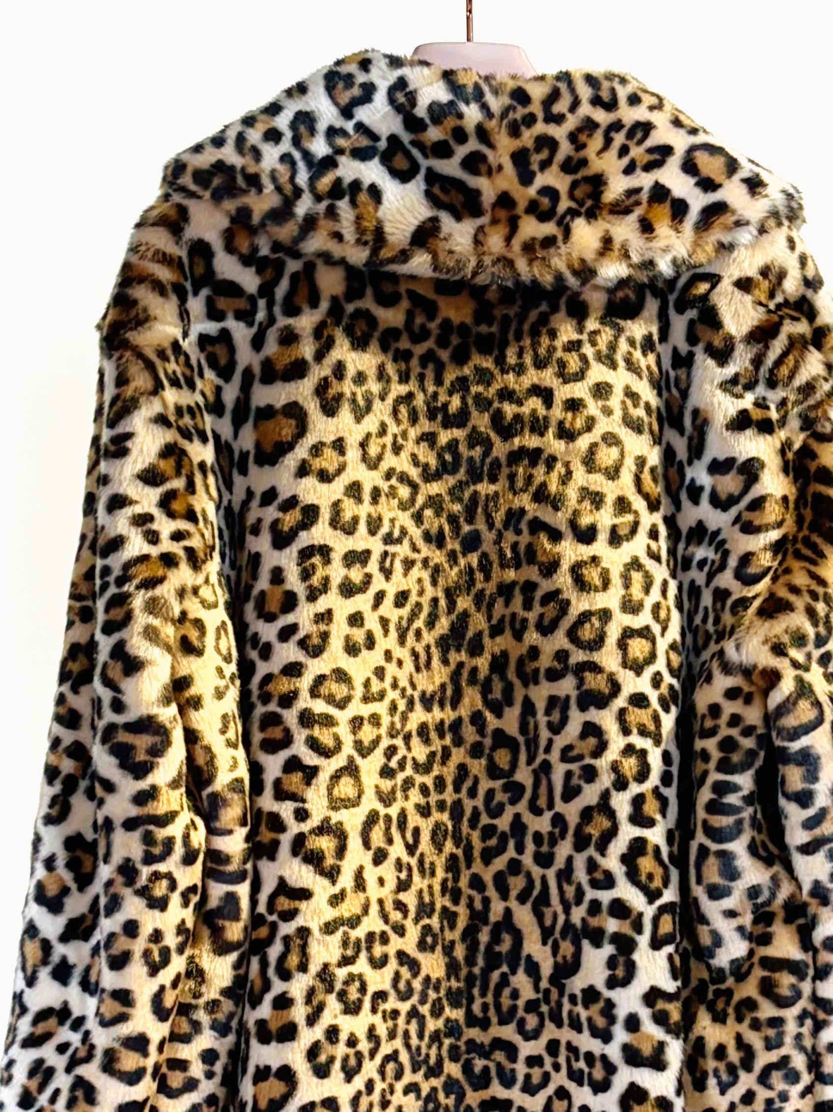 Cappotto in ecopelliccia PL0008LEO LUNGO MULTI VIVETTA