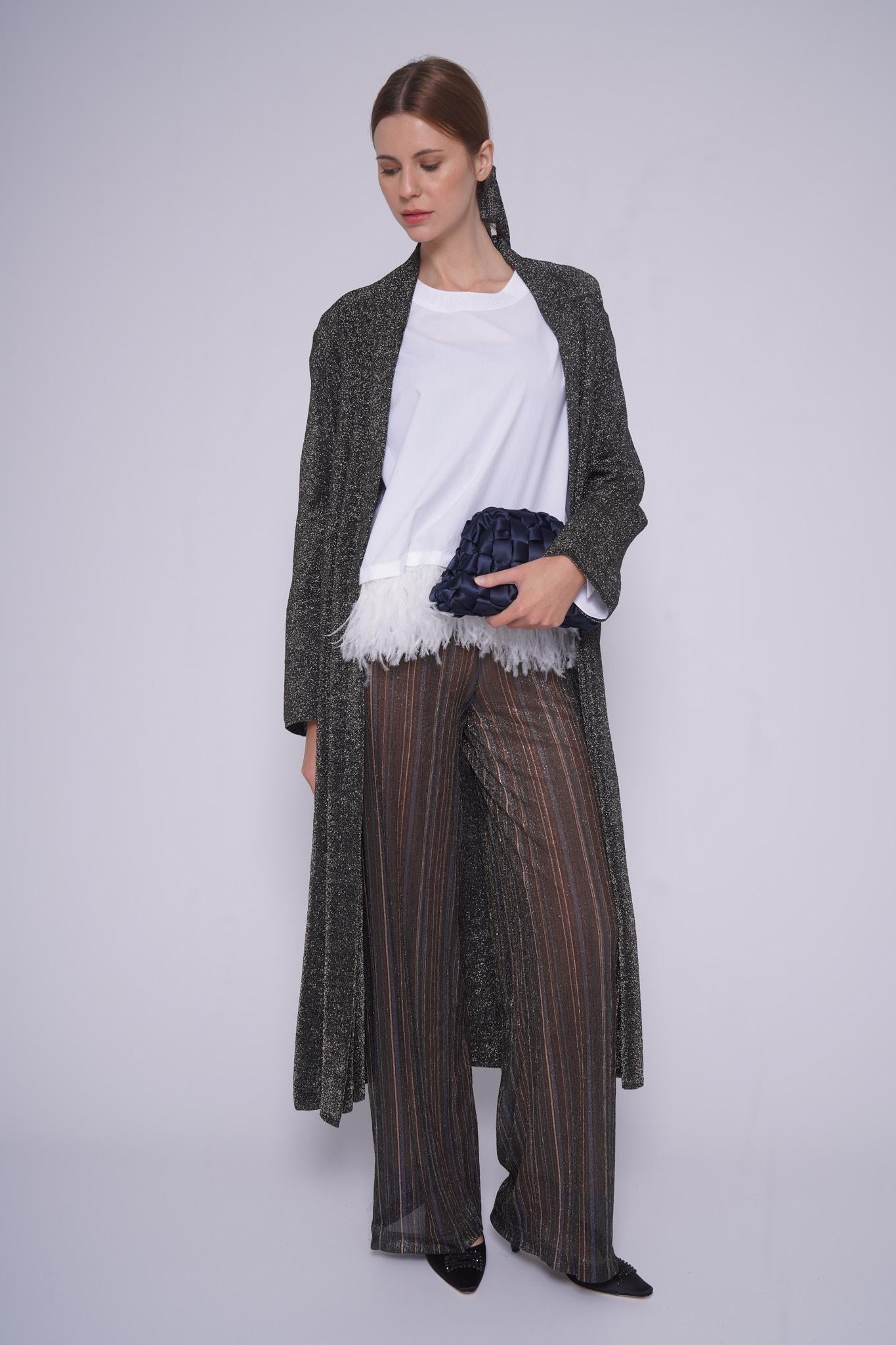 Cardigan lungo K LUJO LISO 250LUNGO NERO siyu