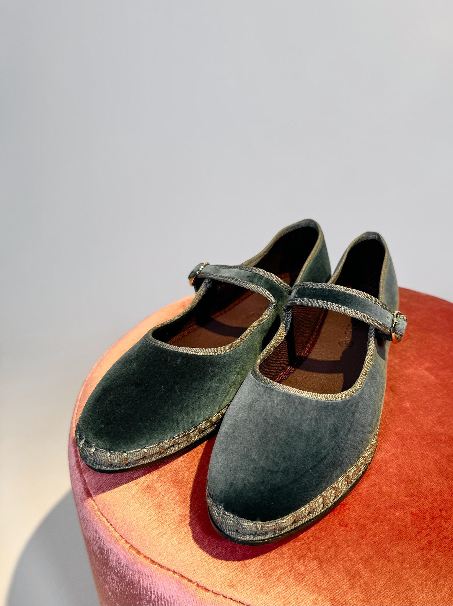 Friulane in Velluto Verde JAYVERDE VERDE Flabelus