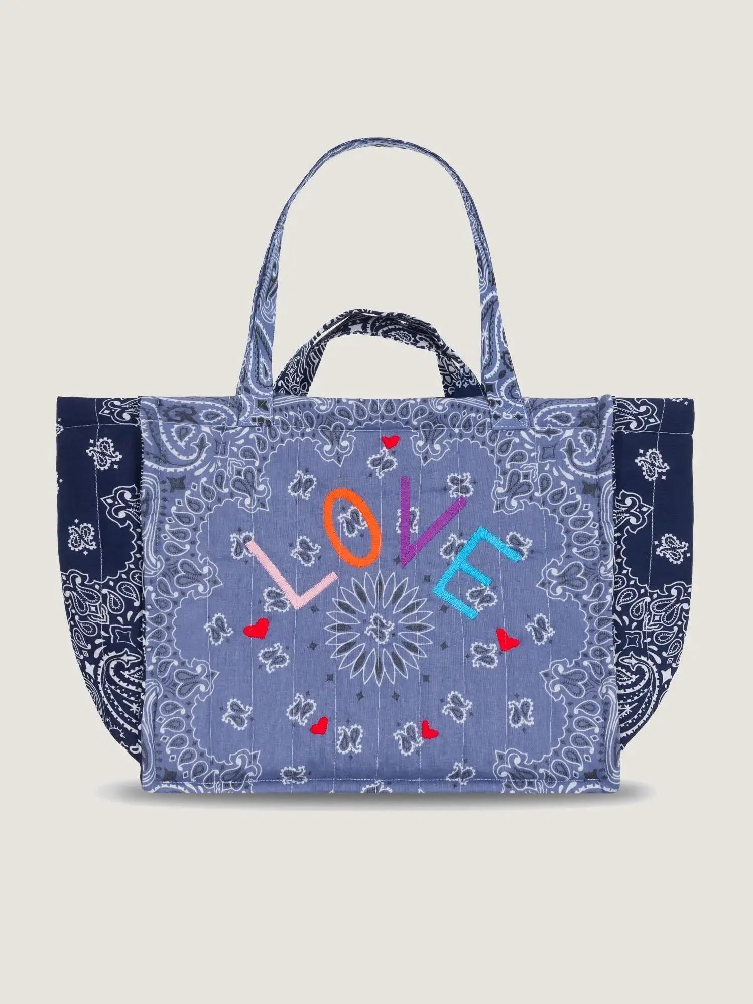 Borsa Middle blu 