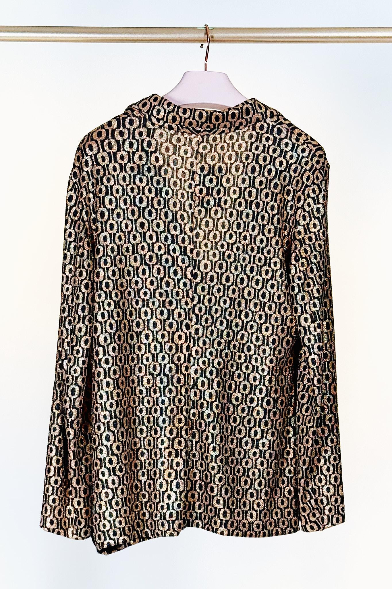 Giacca lurex DILEMA 347LUREX ORO MARRONE siyu