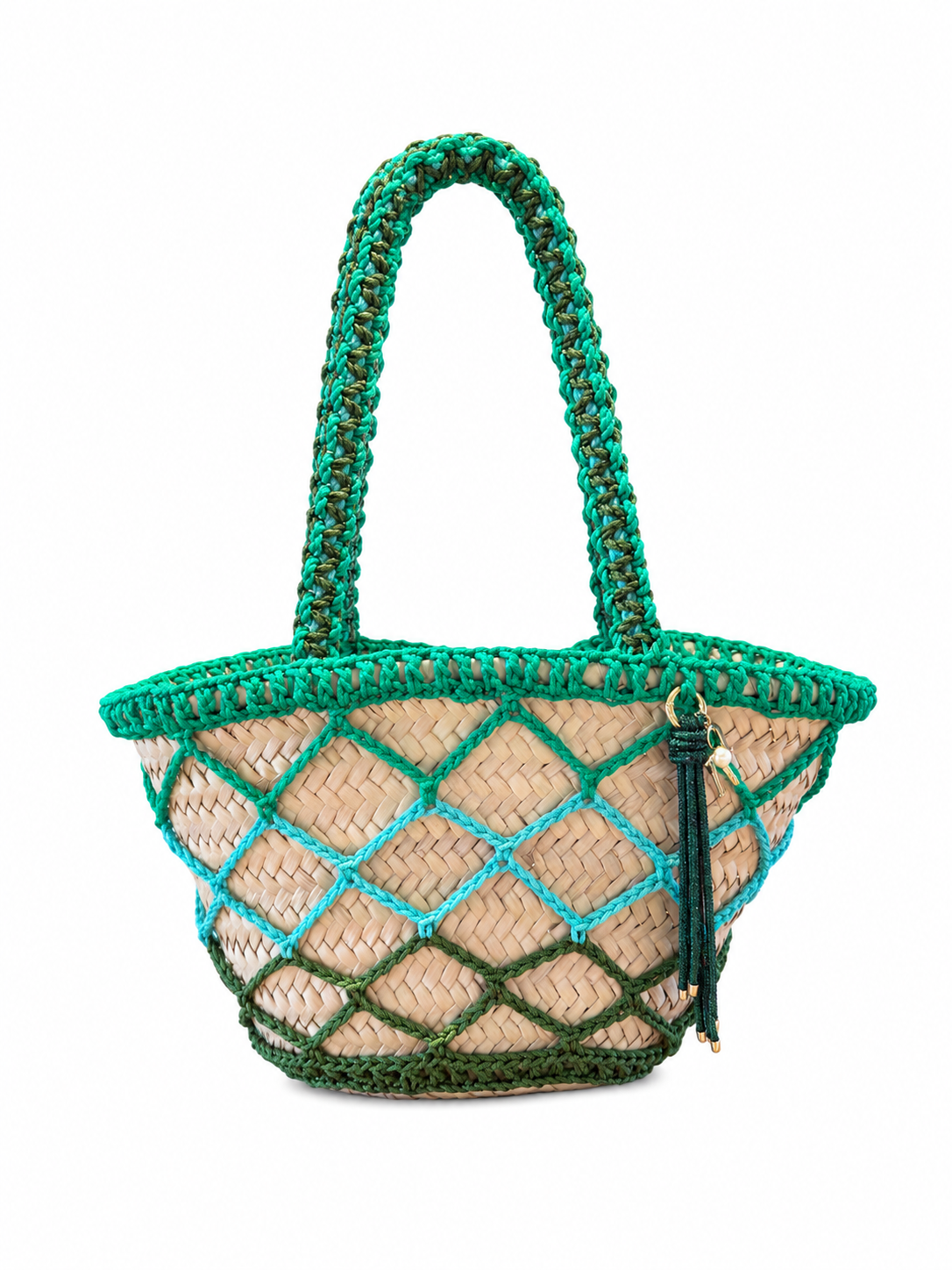 Borsa Marea media verde 