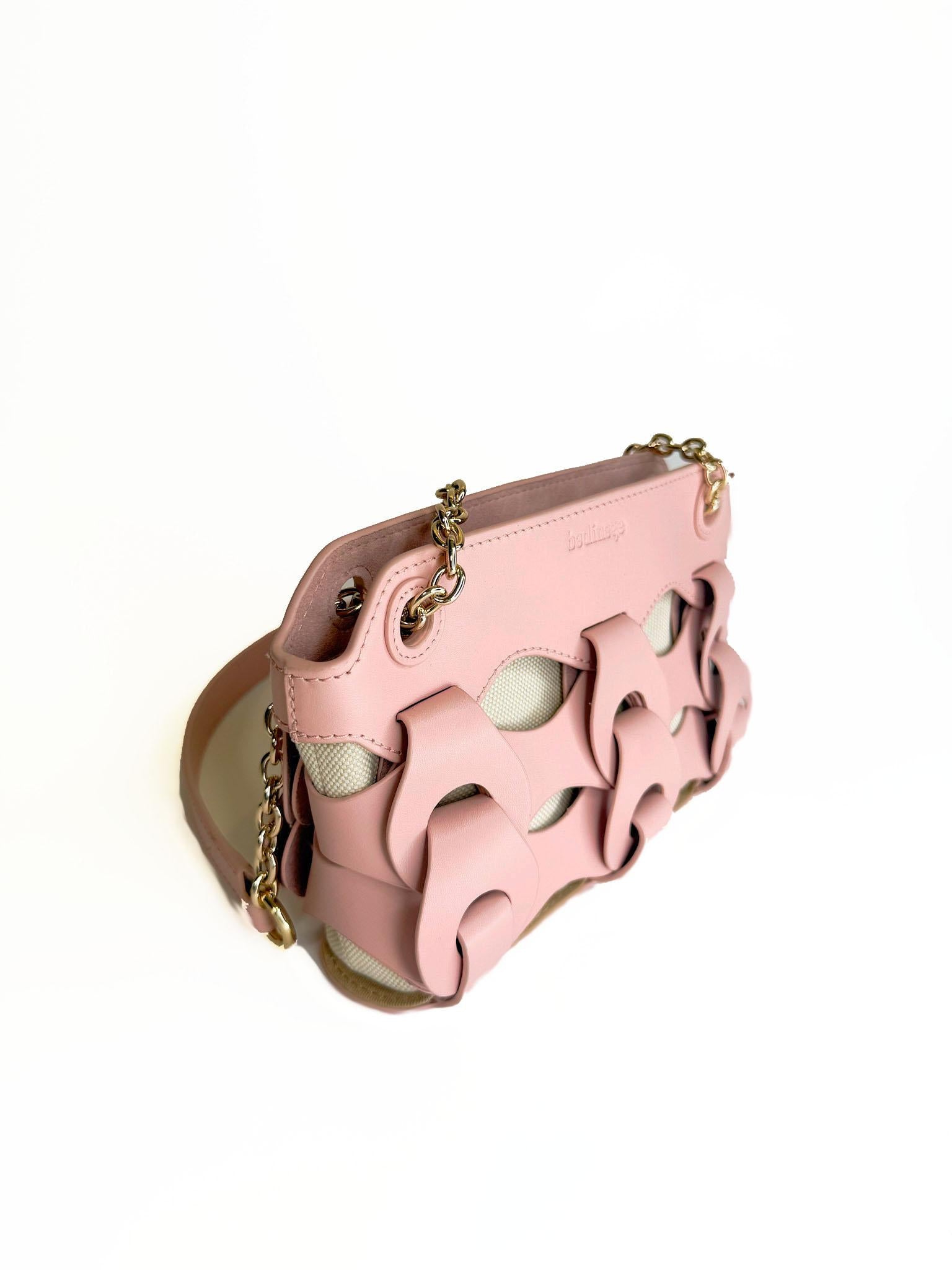 Tracolla in pelle FLORIA MINIROSA BADINAGE