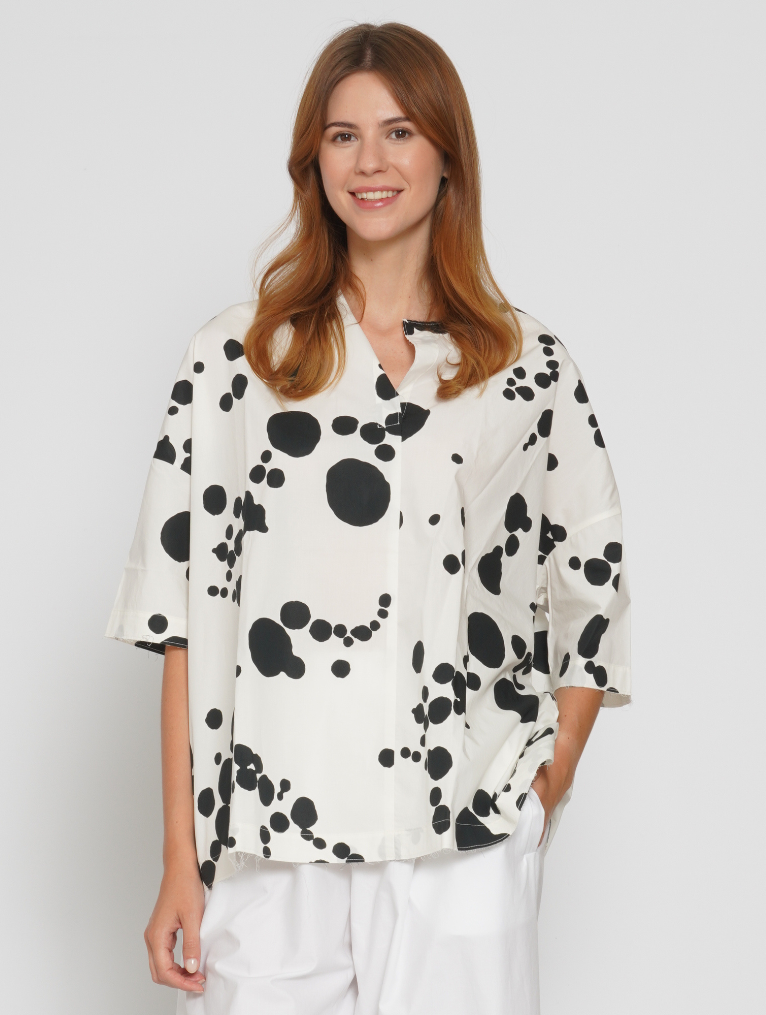 Blusa con fantasia 