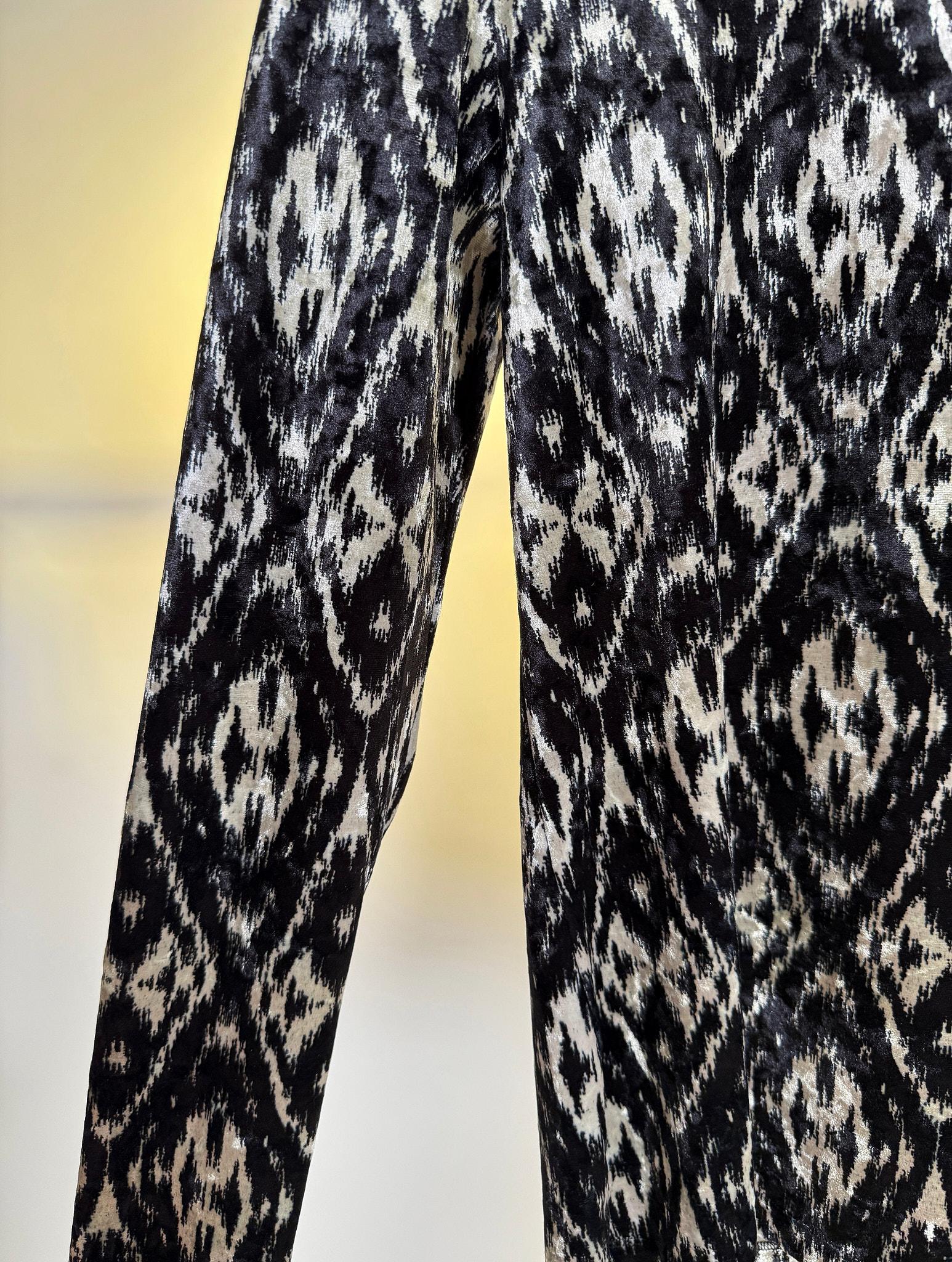 Lupetto velluto 144293VELLUTO NERO BIANCO Pierre-Louis Mascia