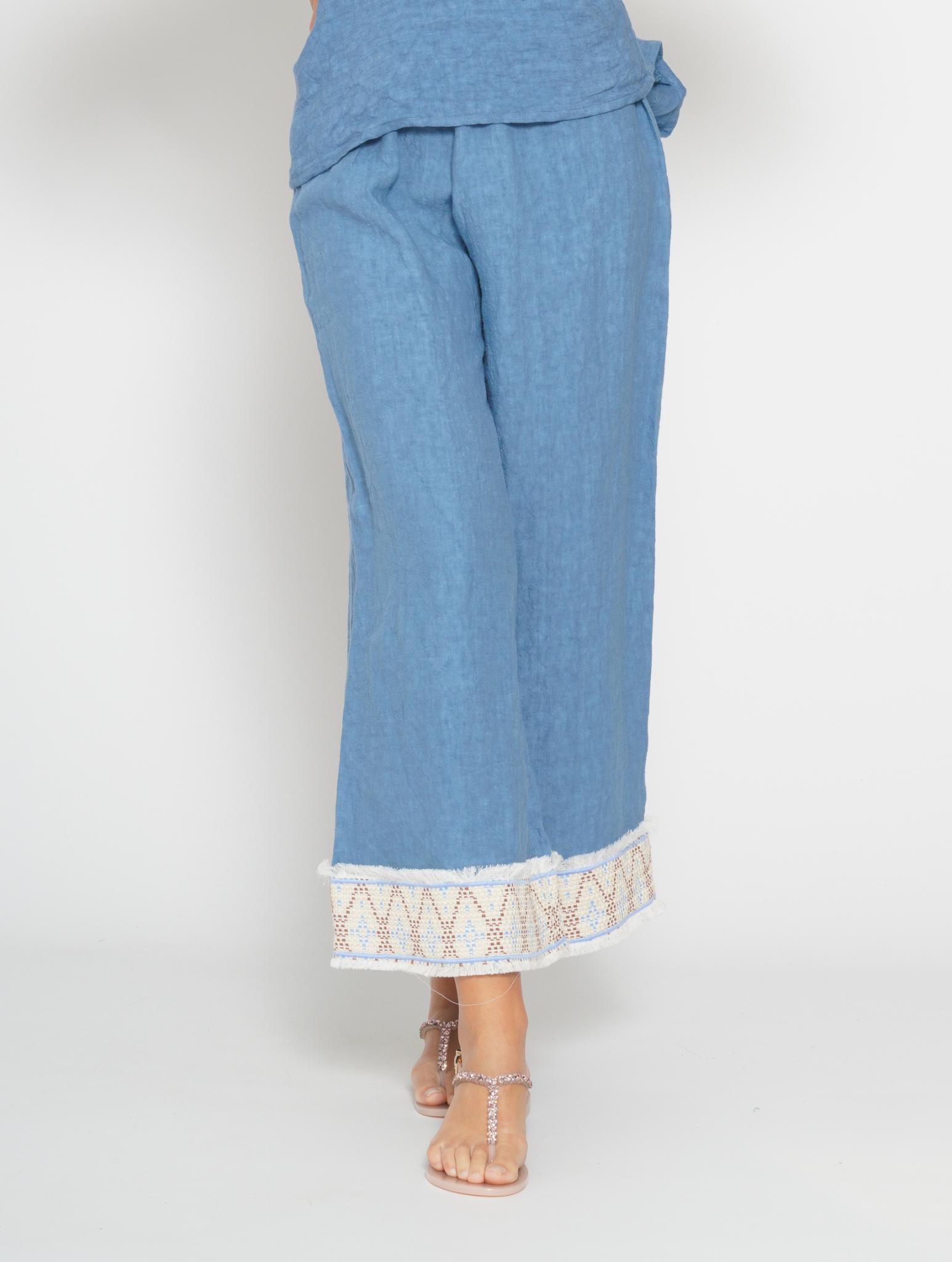 Pantalone Laura azzurro 