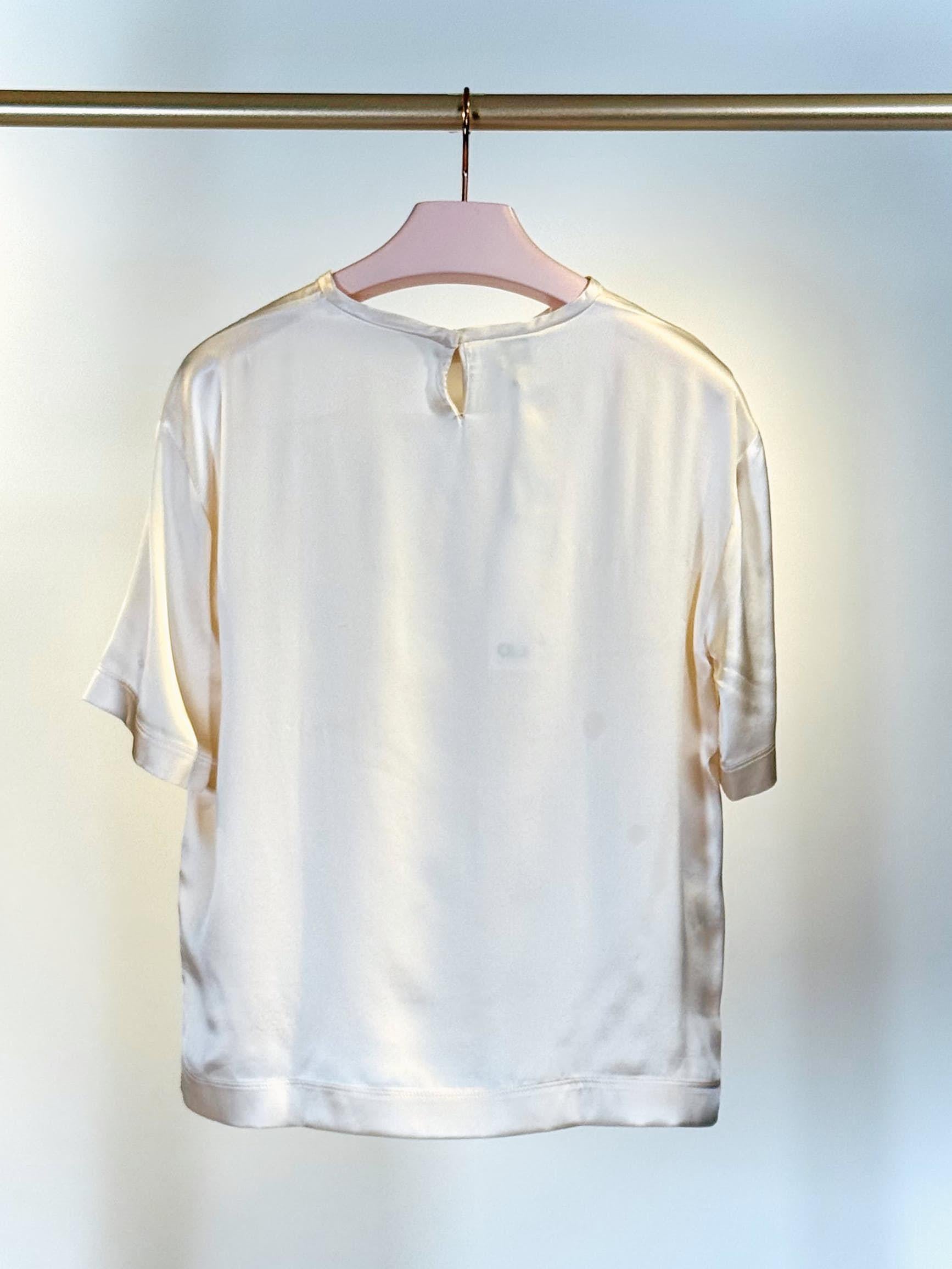 Top seta COSTANZASETA BEIGE QUELLEDUE