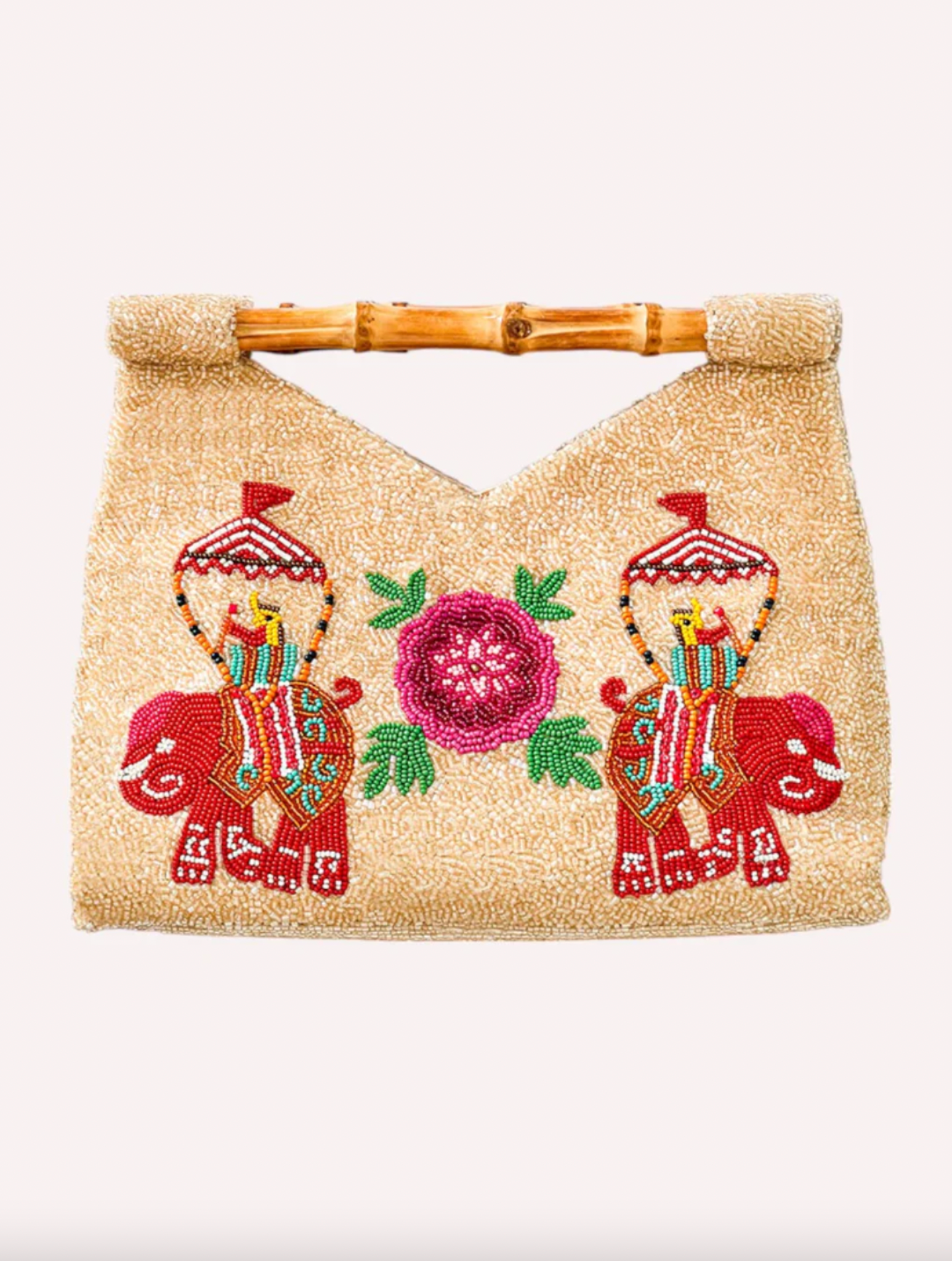 Borsa bamboo elefante rosso 