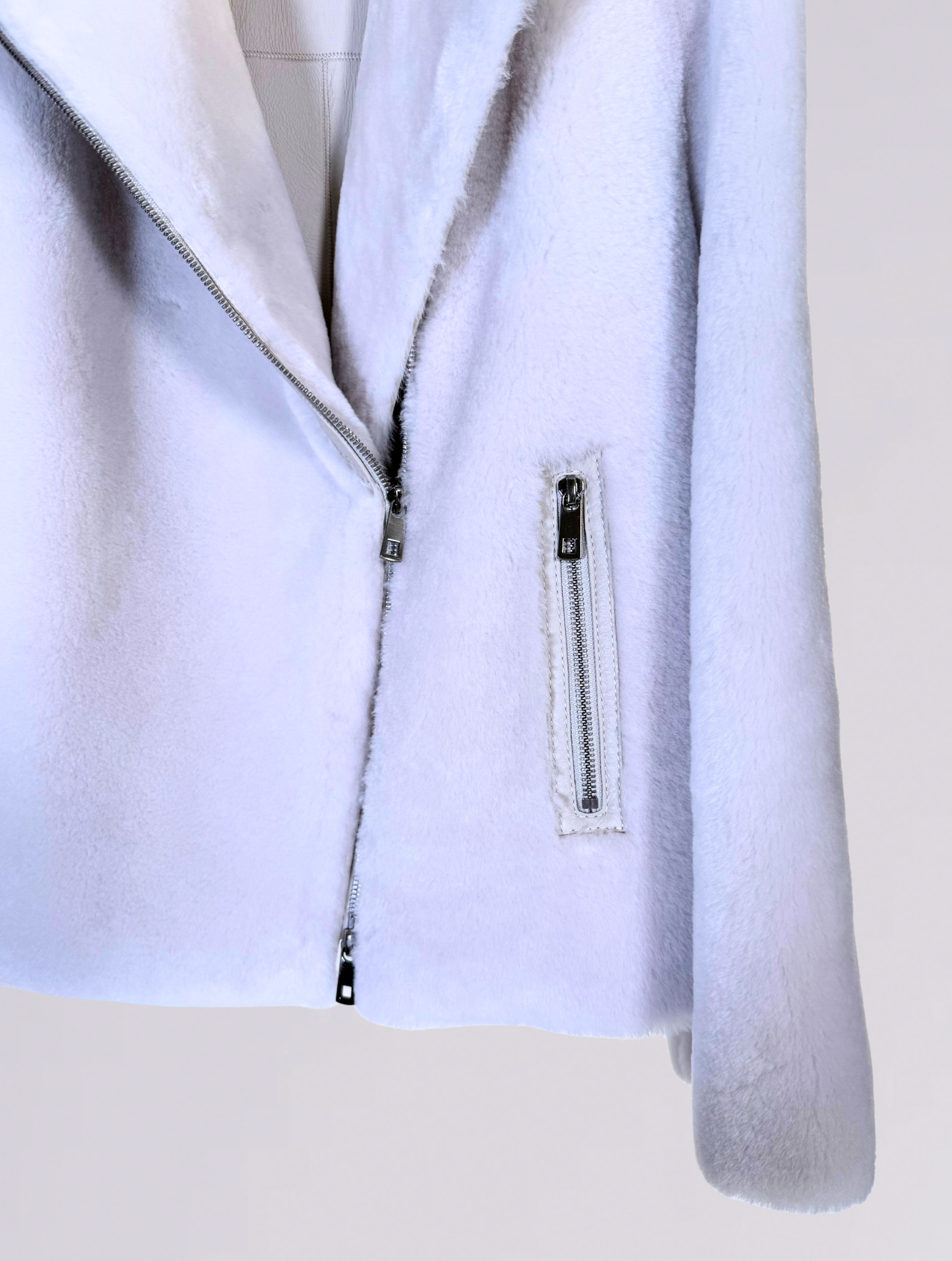 Chiodo in pelle K14720CHIODO BIANCO DESA