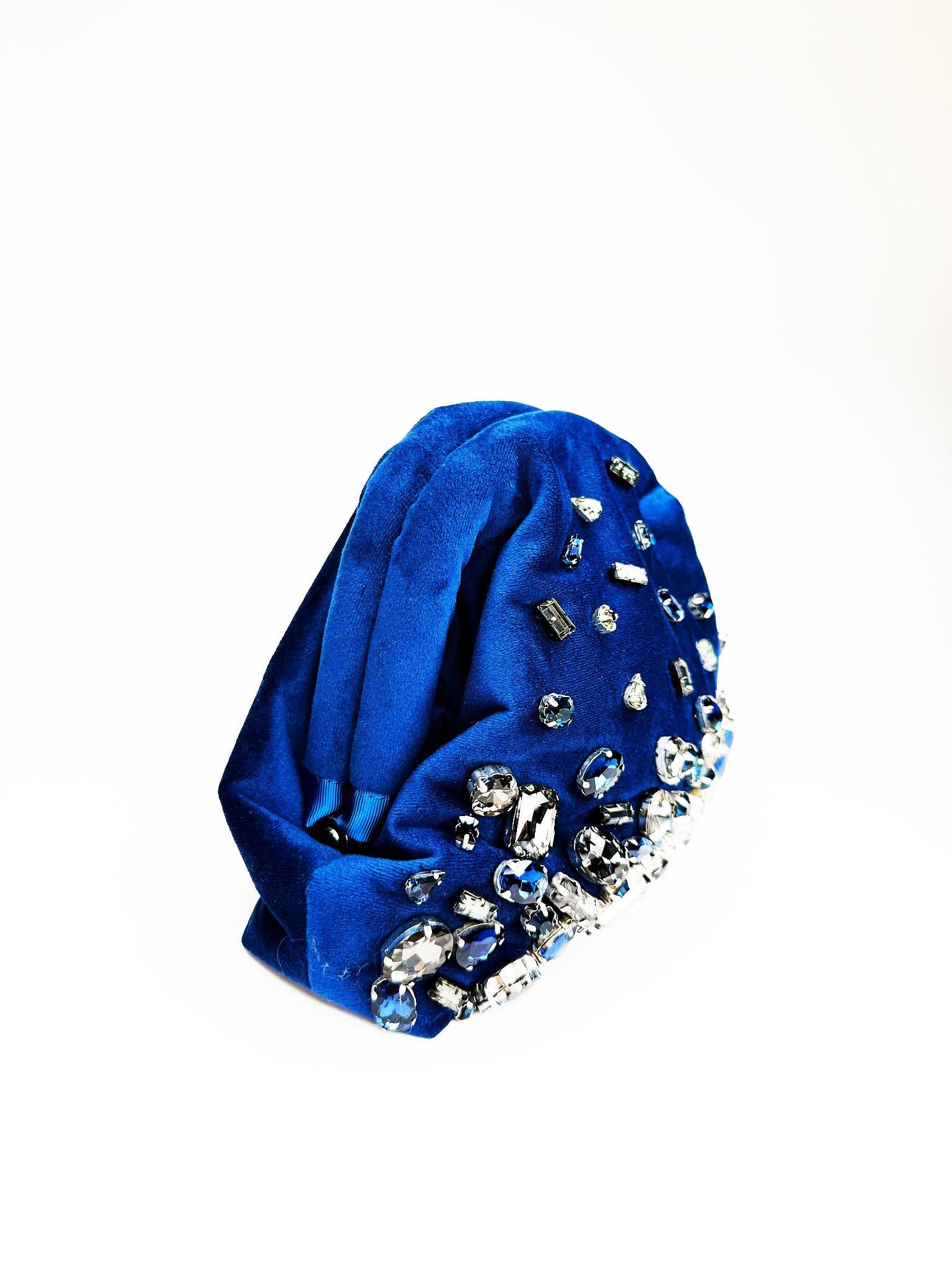 Clutch pepita PEPITASTRASS BLU MARIA La rosa