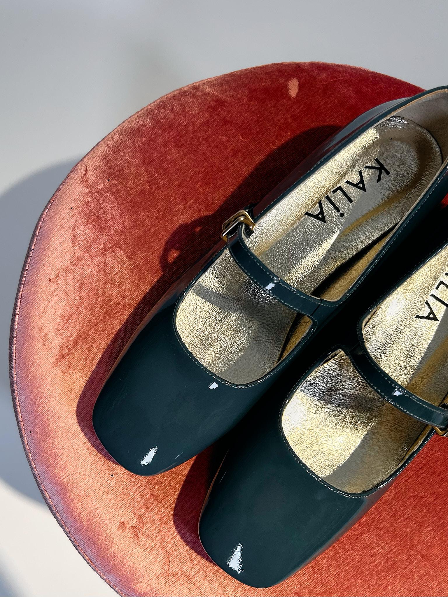 Mary Jane in vernice carta da zucchero E102 10VERNICE BASSA GRIGIO KALIA