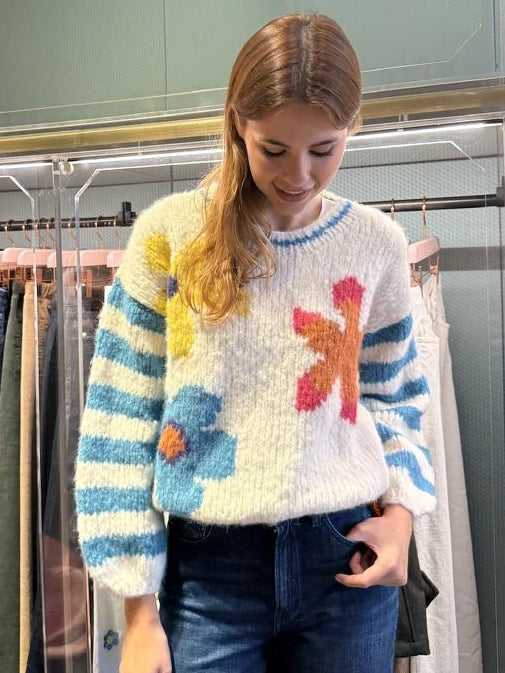 Maglione a fiori JARDIN MONETFIORI MULTI FRANTIC