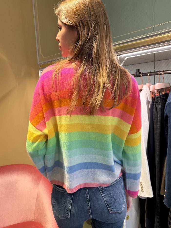 Maglione rigato multicolor B8093RIGUE MULTI Brodie