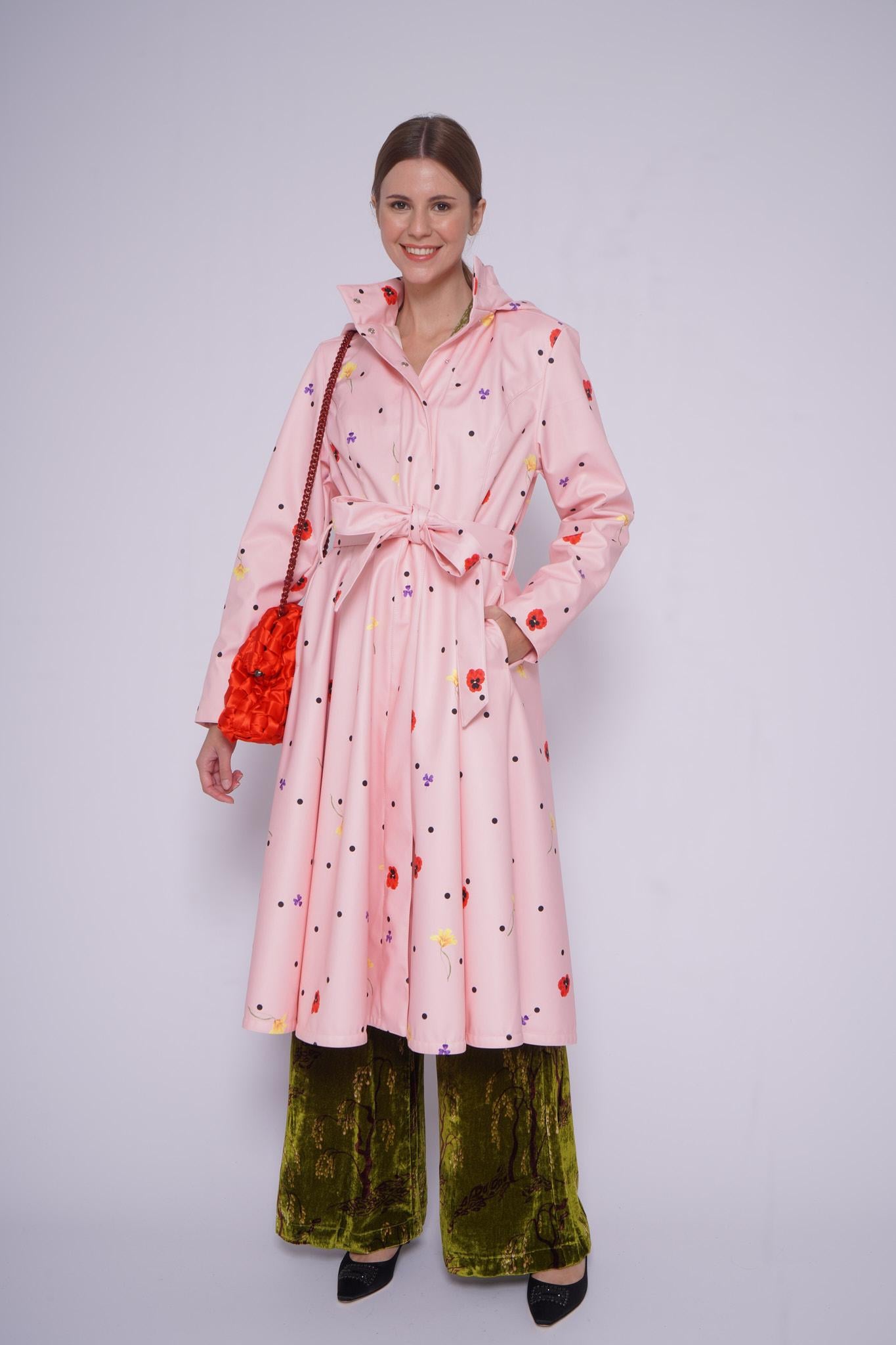 Impermeabile con cappuccio COTTON CANDYROSA RAINSISTERS