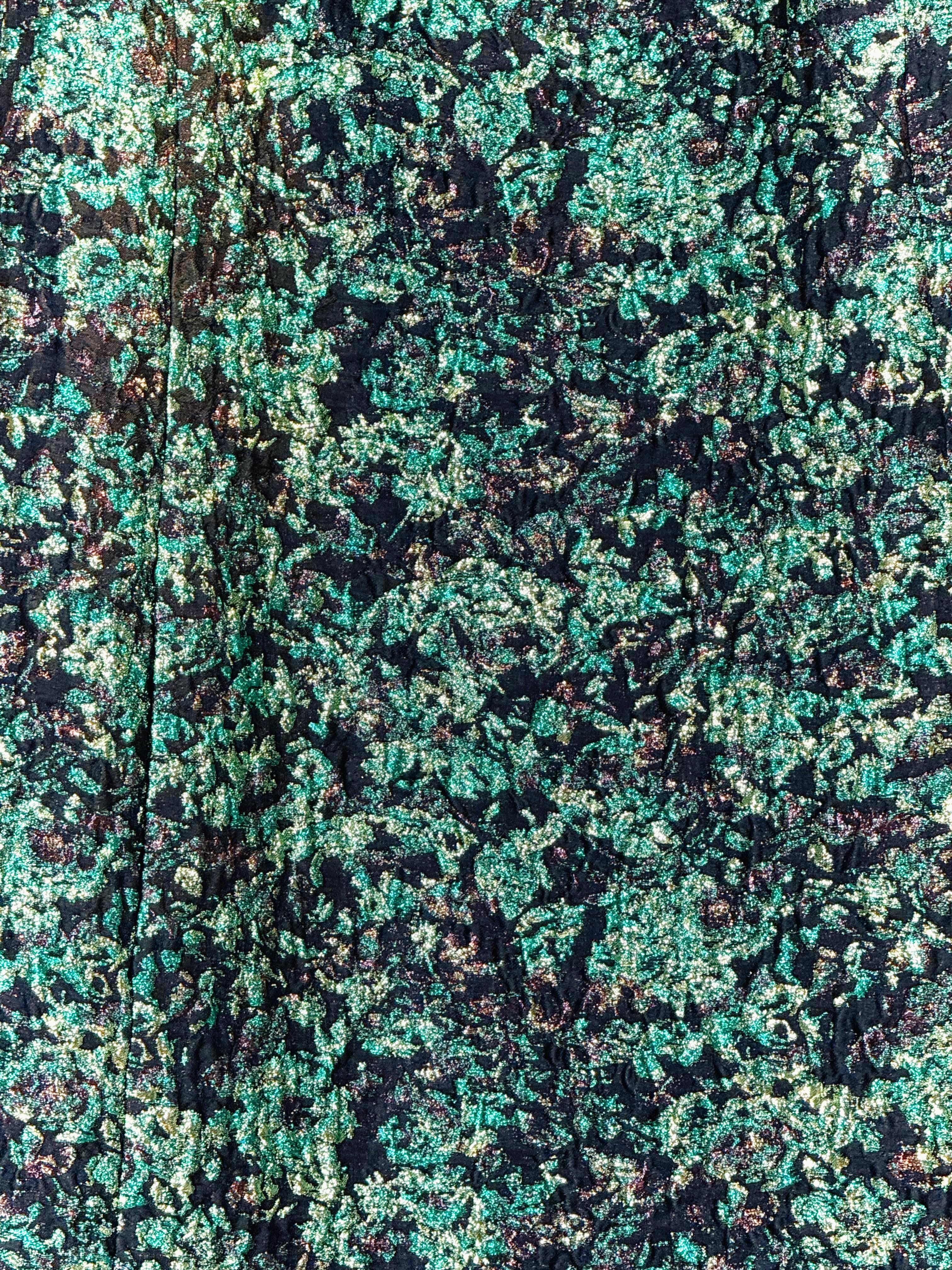 Abito lurex 32249PEACOCK VERDE ODEEH