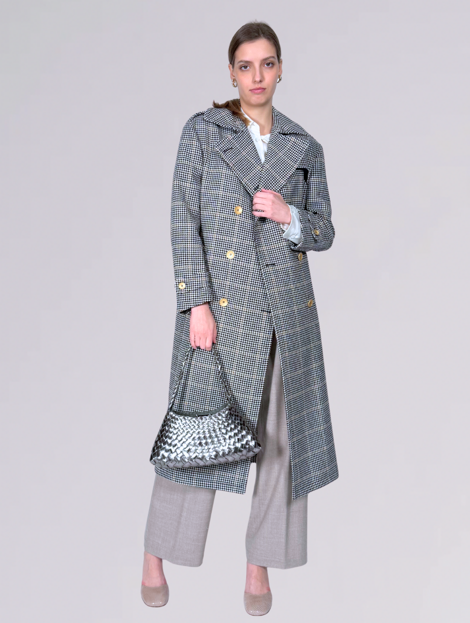 Trench BONNY/SPIED DE POULE MULTI Tagliatore