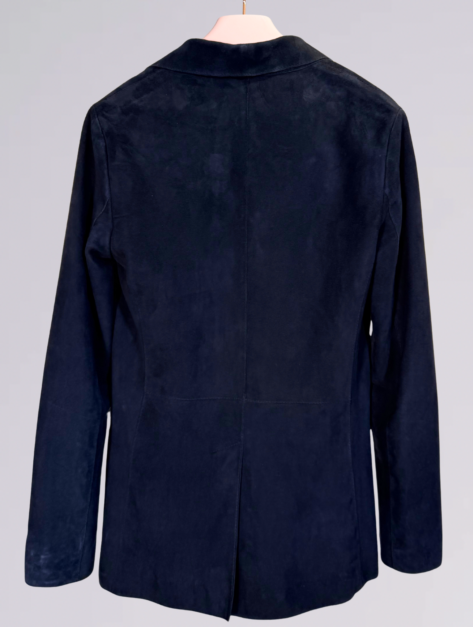 Blazer in pelle scamosciata 
