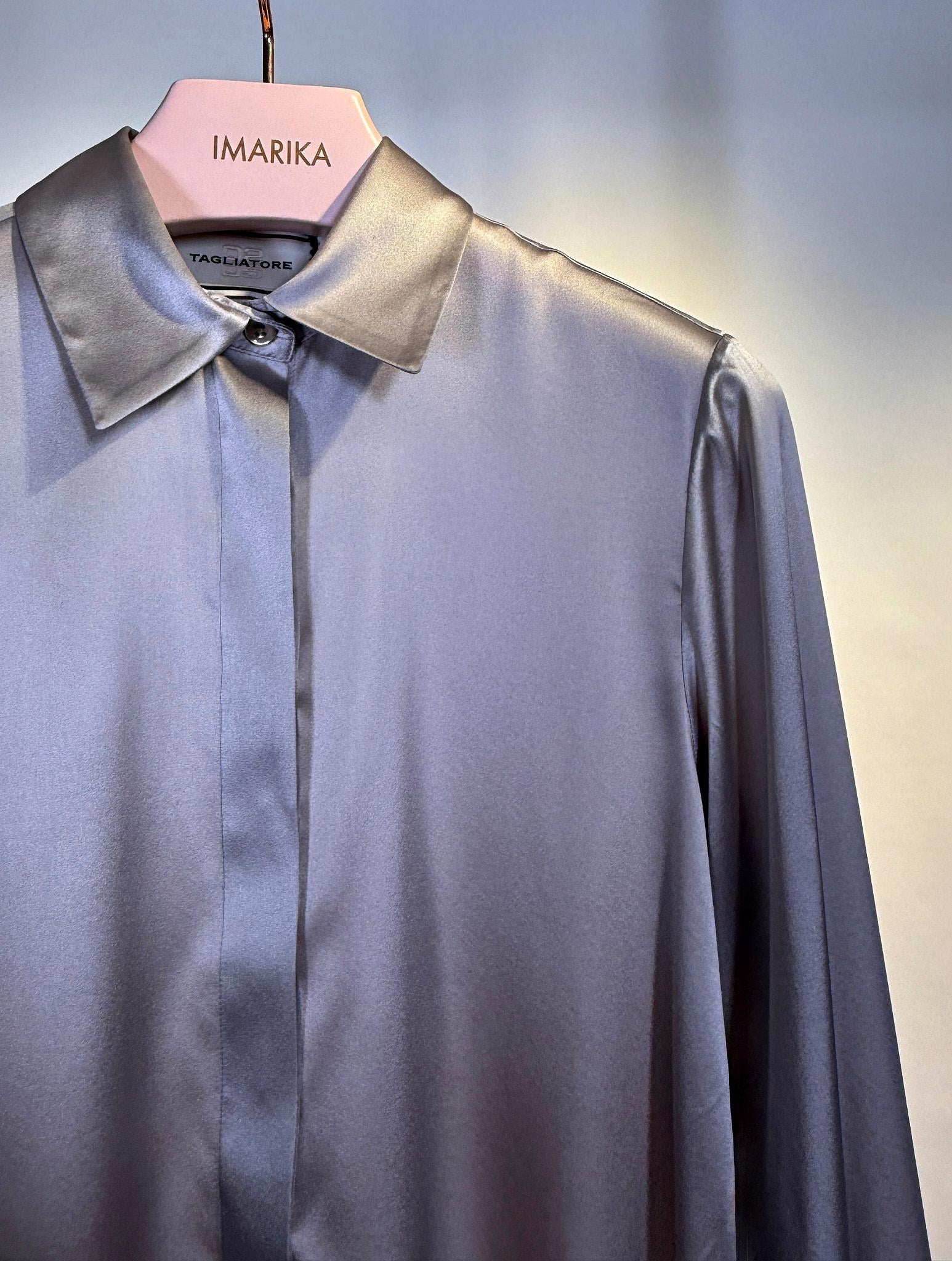 Camicia di seta ANDRASETA CHAMPAGNE Tagliatore