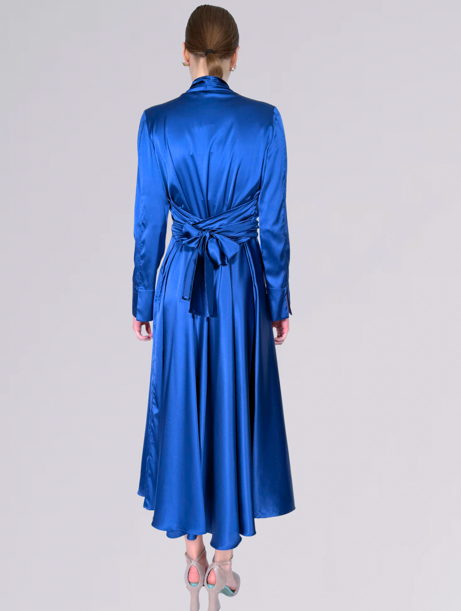 Abito a ruota AB607726BLU Sartoria 74