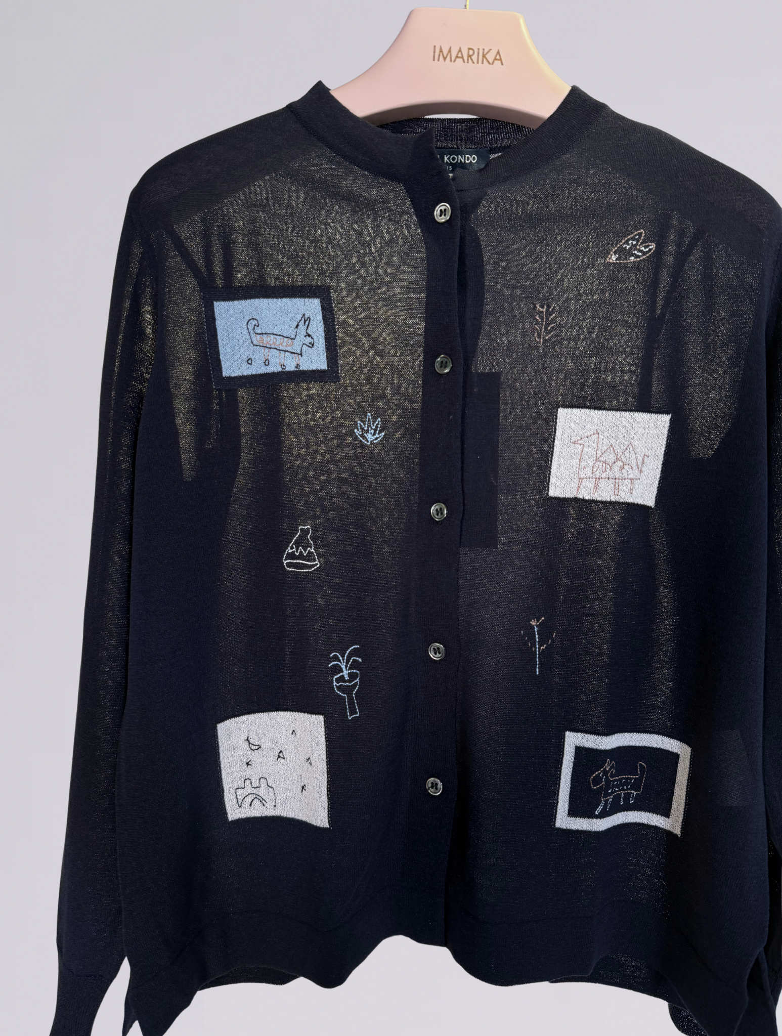 Cardigan blu 