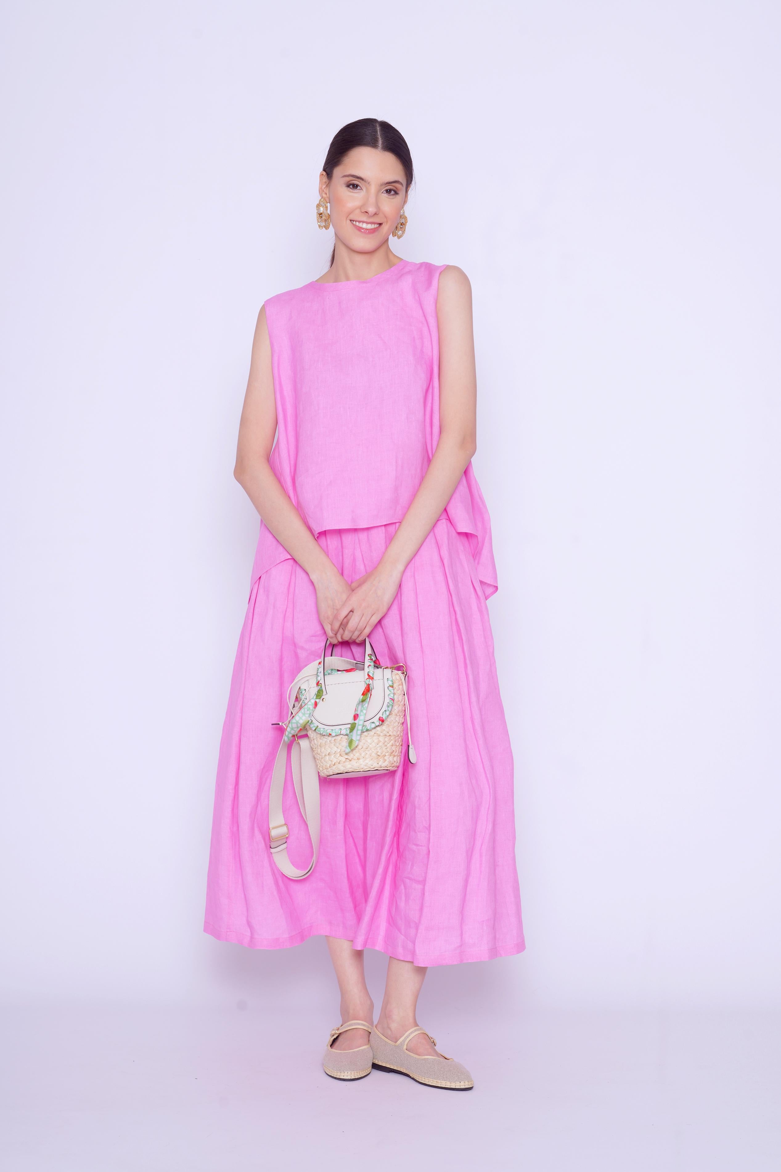 Top rosa bubble 