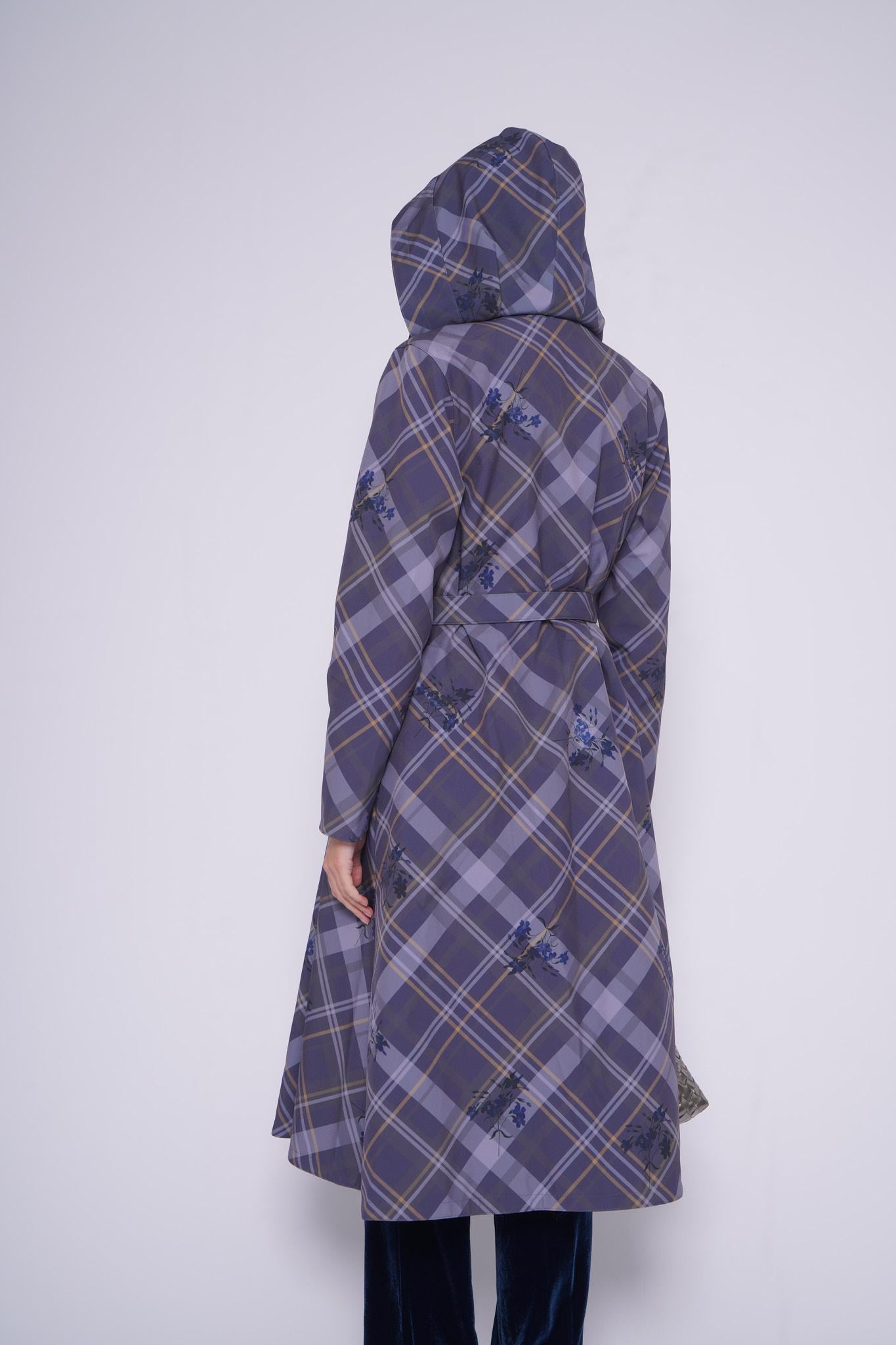 Impermeabile con cappuccio DUCHESS IN BLUEBLU RAINSISTERS