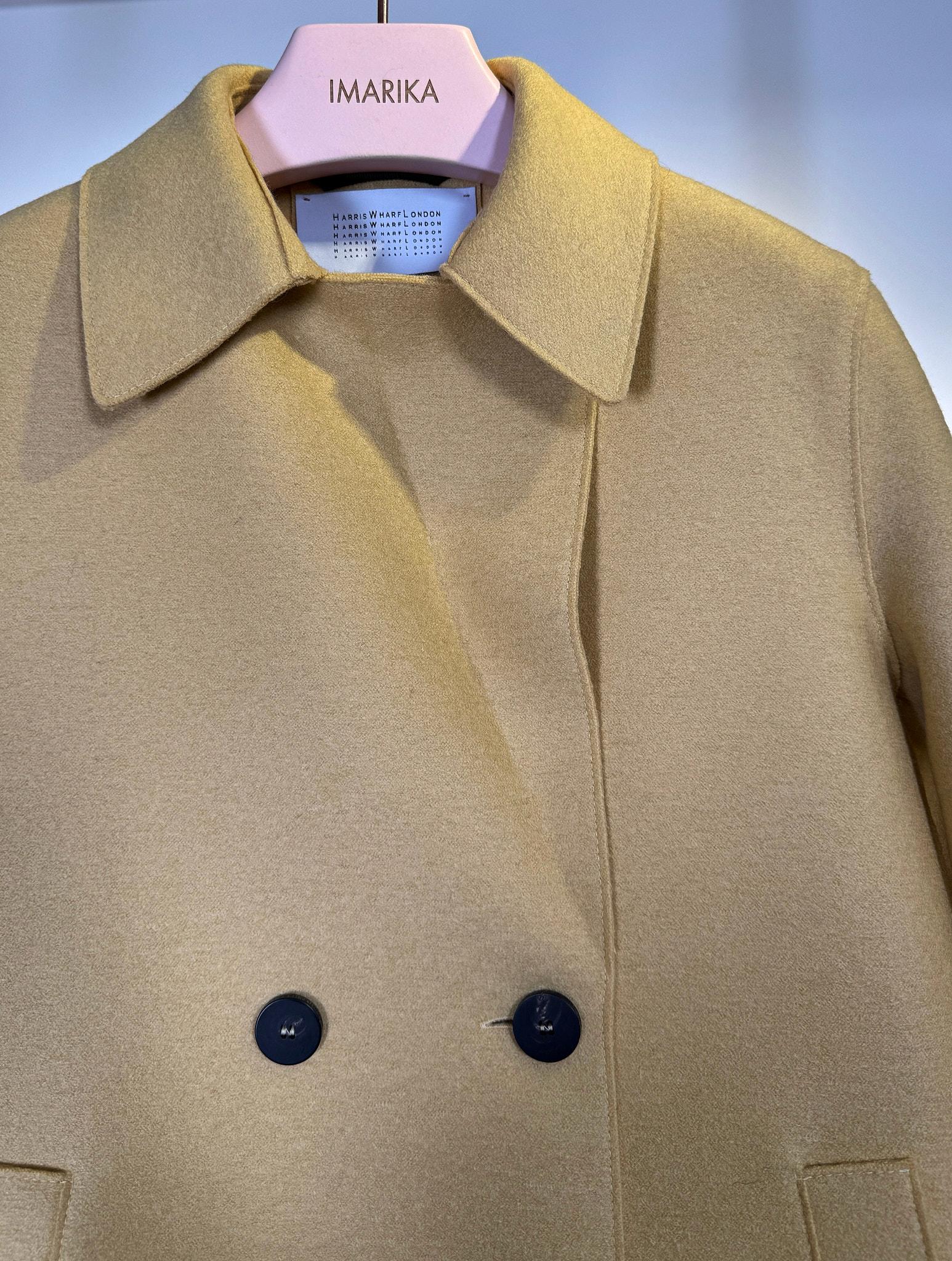 Peacoat doppiopetto giallo AG2211GIALLO Harris Wharf London
