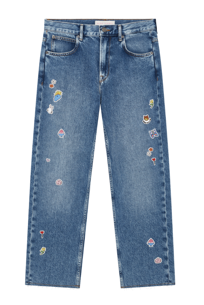 jeans con applicazioni 