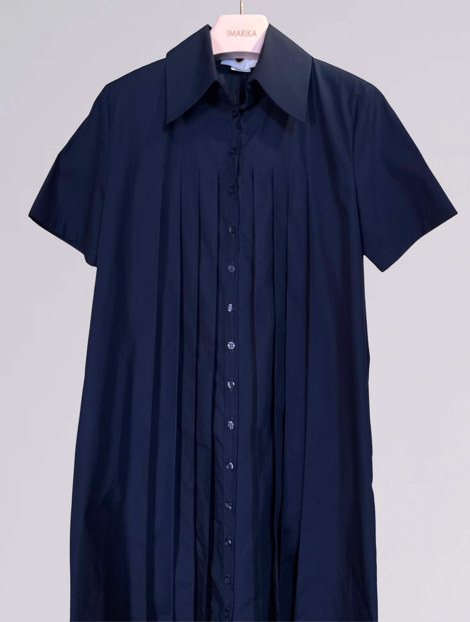 Abito camicia blu 