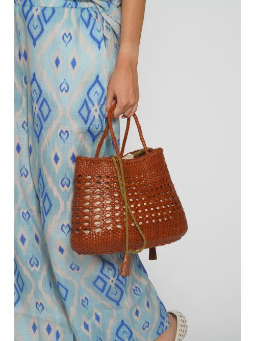 Pantalone in lino ikat 