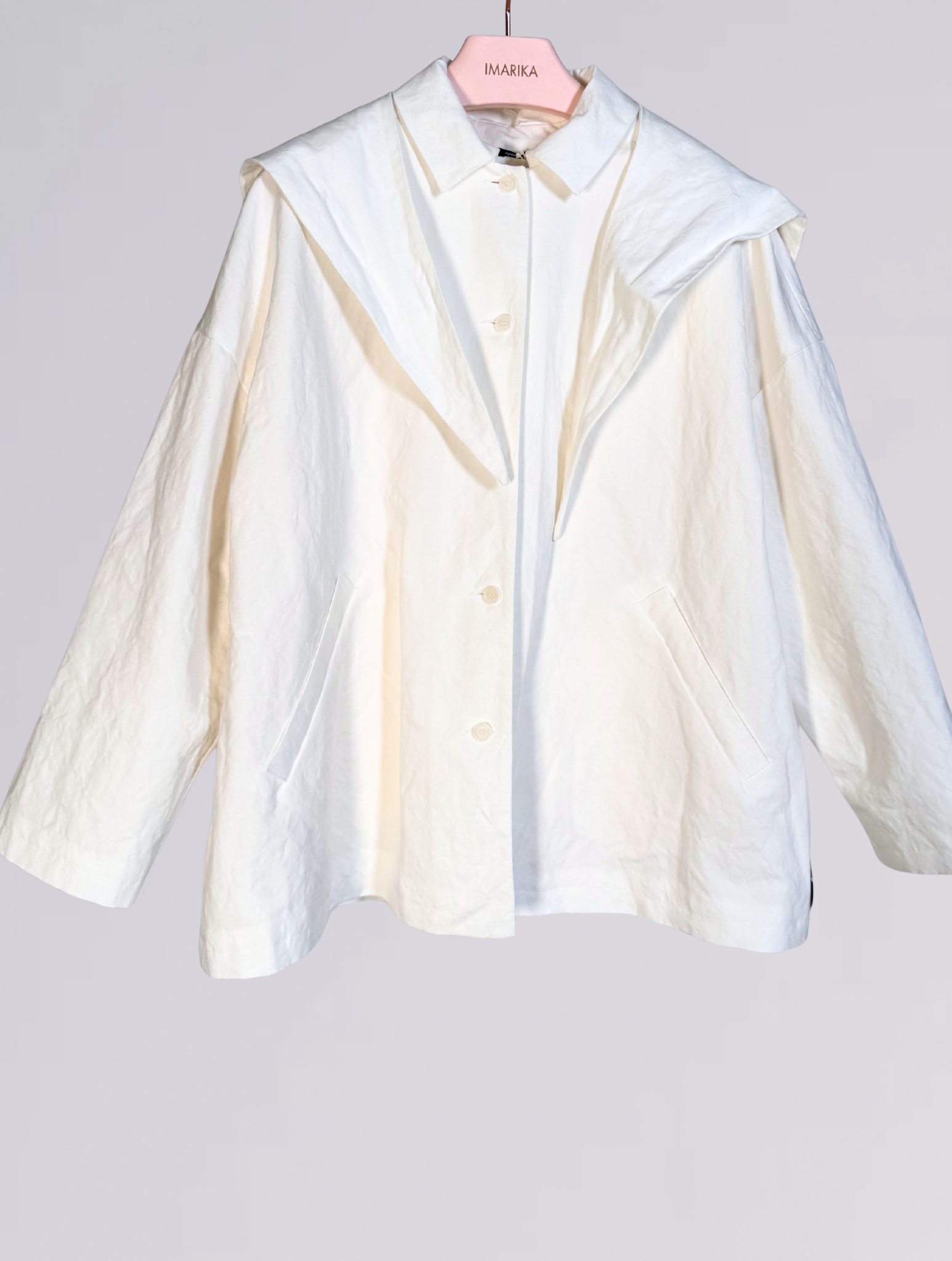 GIACCA CON CAPPUCCIO REMOVIBILE 