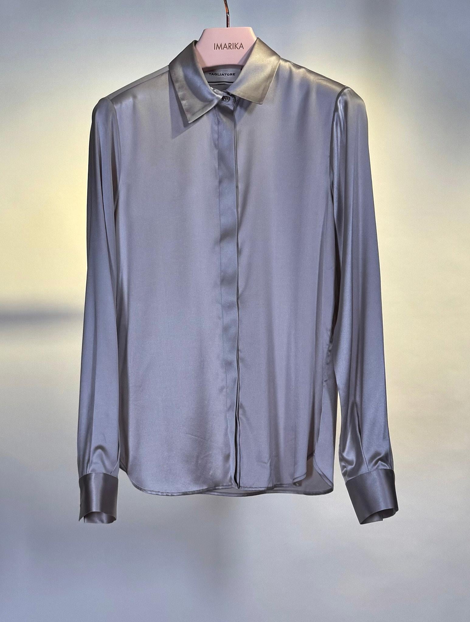 Camicia di seta ANDRASETA CHAMPAGNE Tagliatore