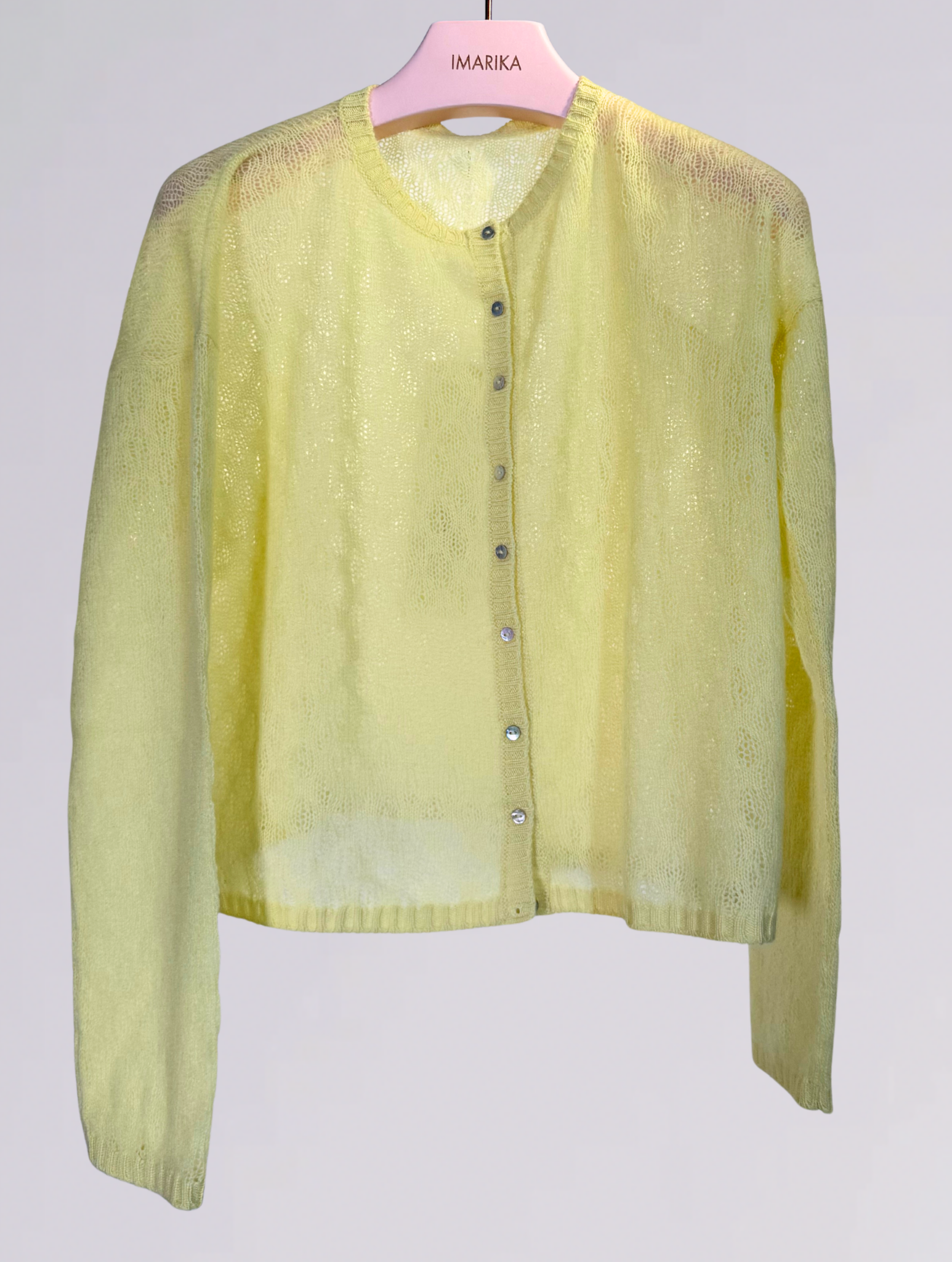 Cardigan traforato 