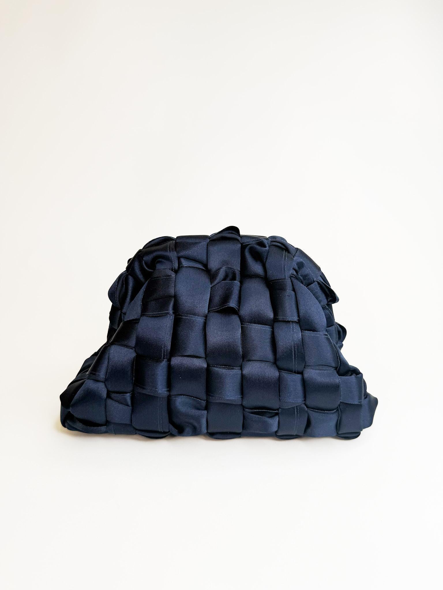 Clutch in satin MINI GAMEBLU MARIA La rosa