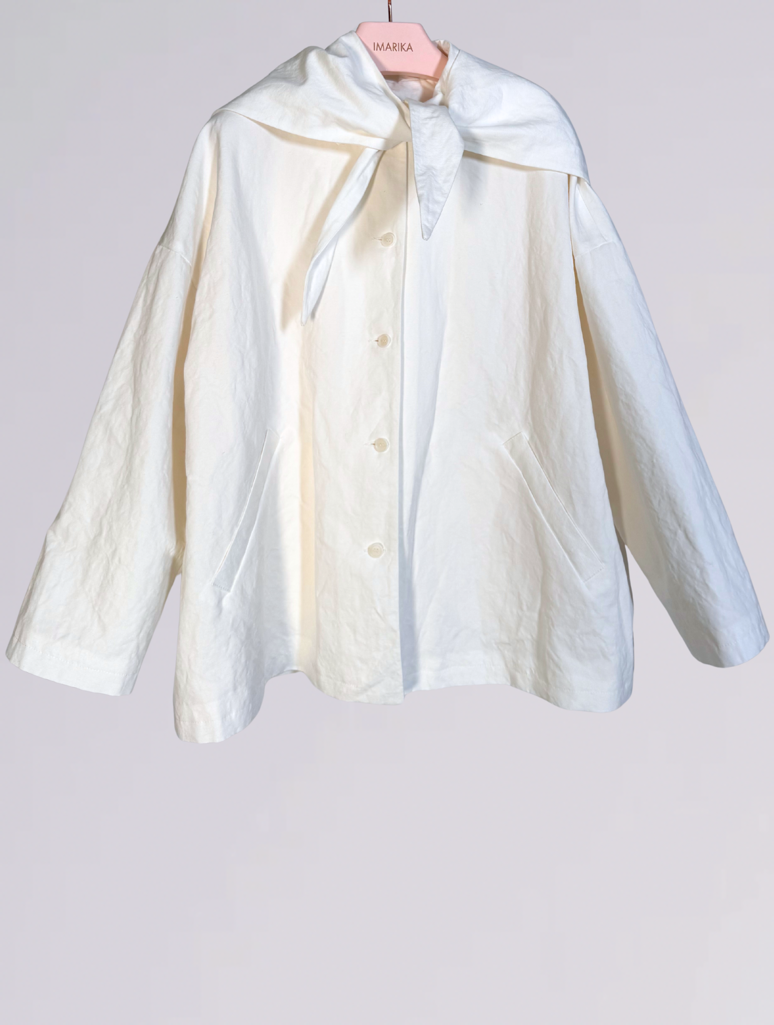 GIACCA CON CAPPUCCIO REMOVIBILE 