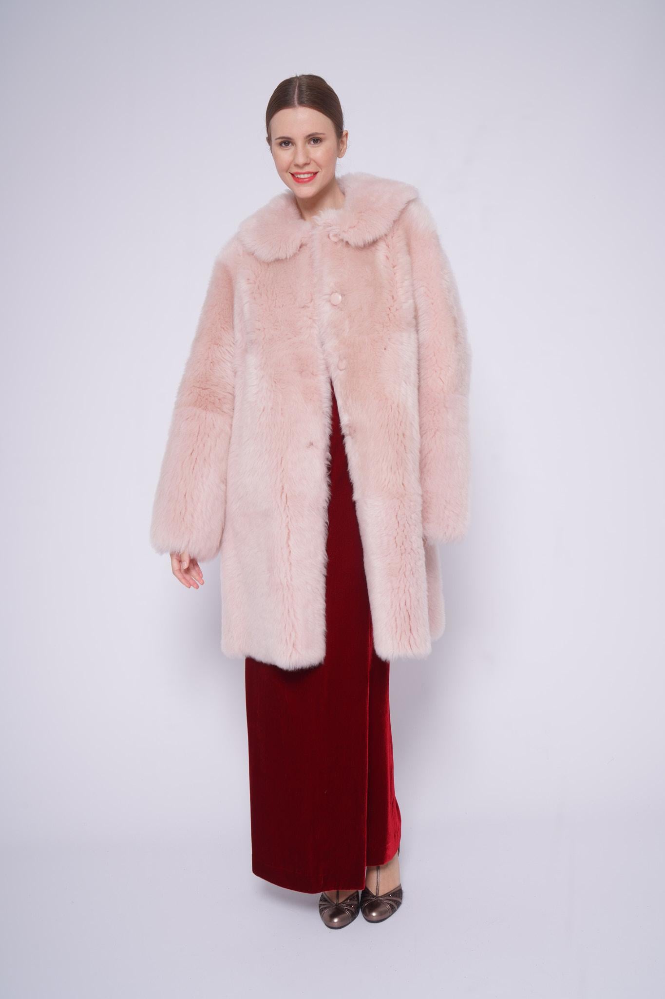 Pelliccia rosa K14740PELLICCIA ROSA DESA