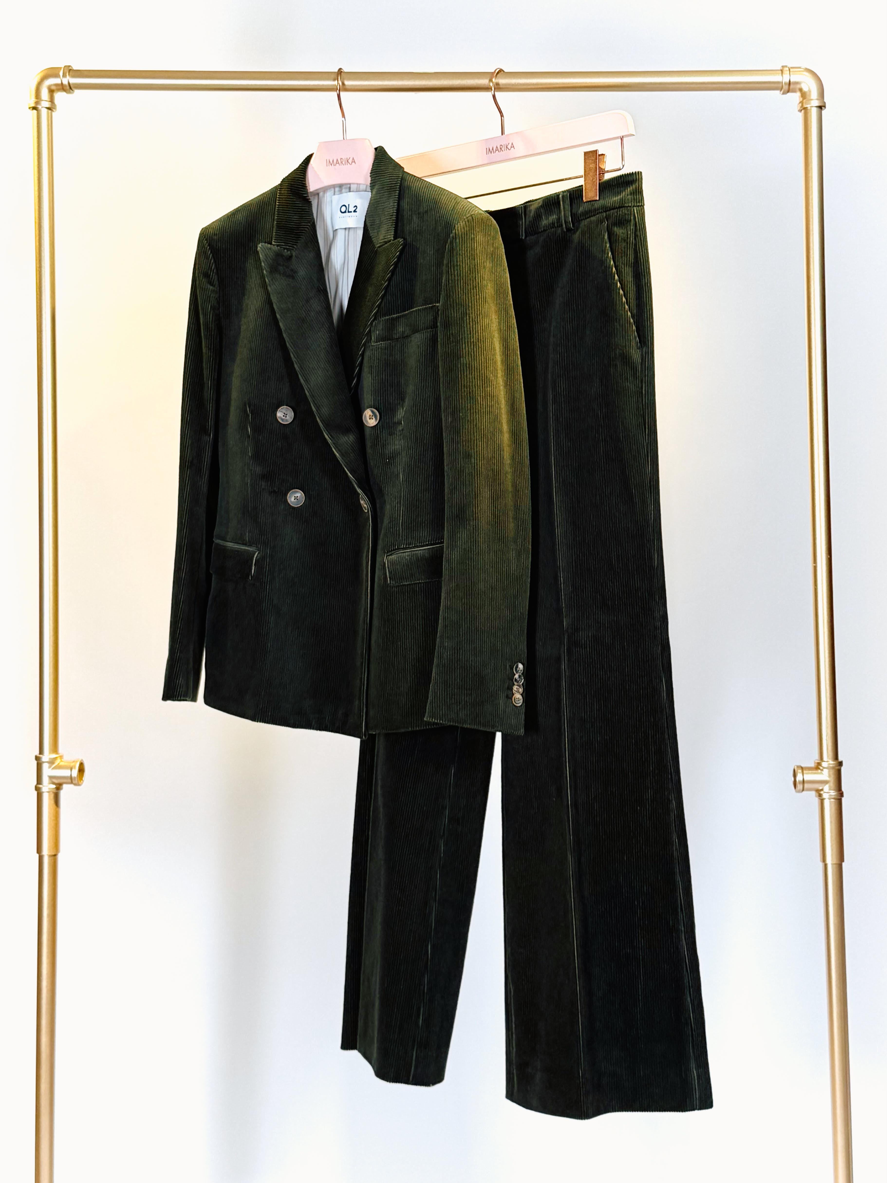 Pantalone velluto MELODYVERDE QUELLEDUE