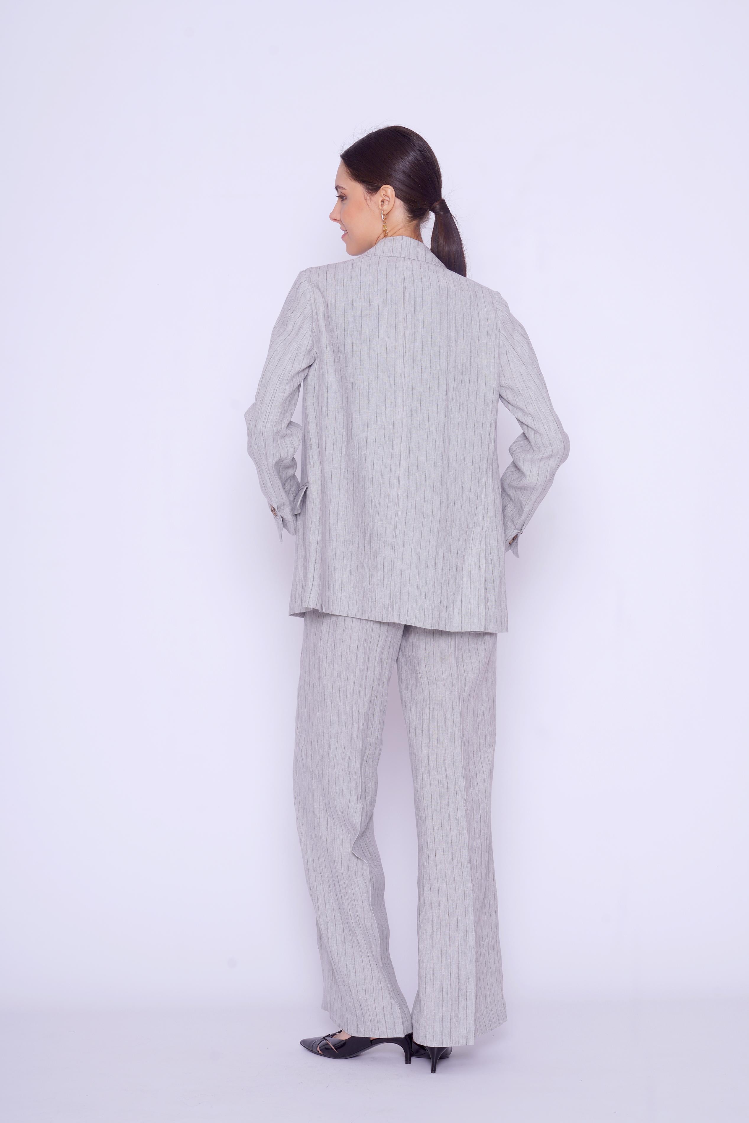 Pantalone gessato 