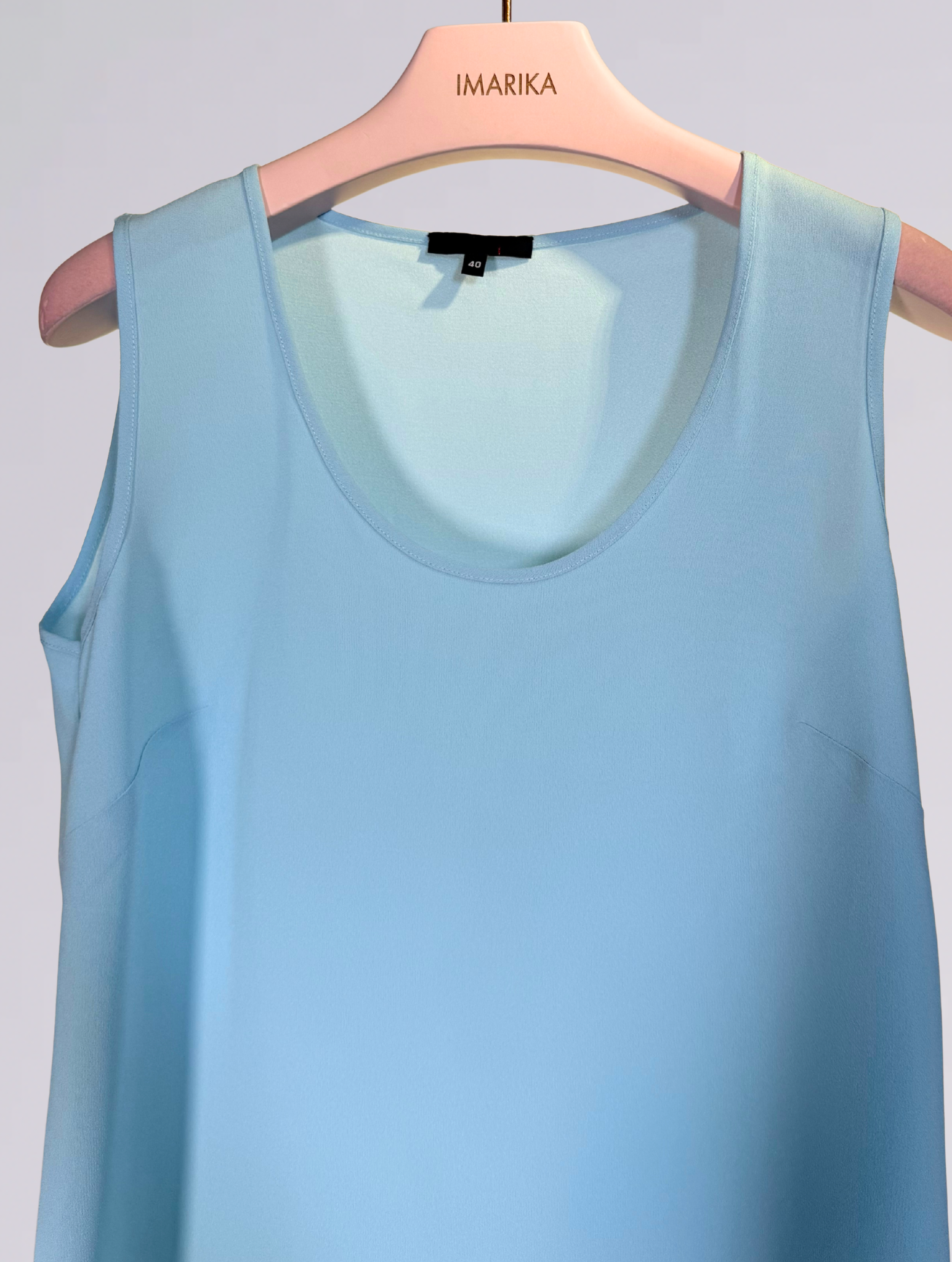 Top azzurro 