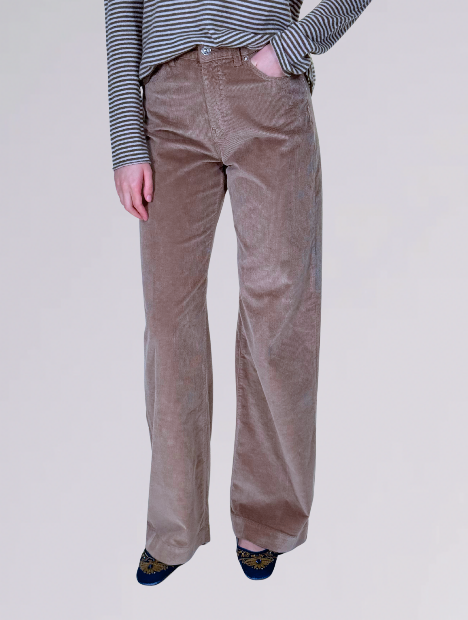 Pantalone palazzo ENNAPALAZZO CAMEL NIne In The Morning