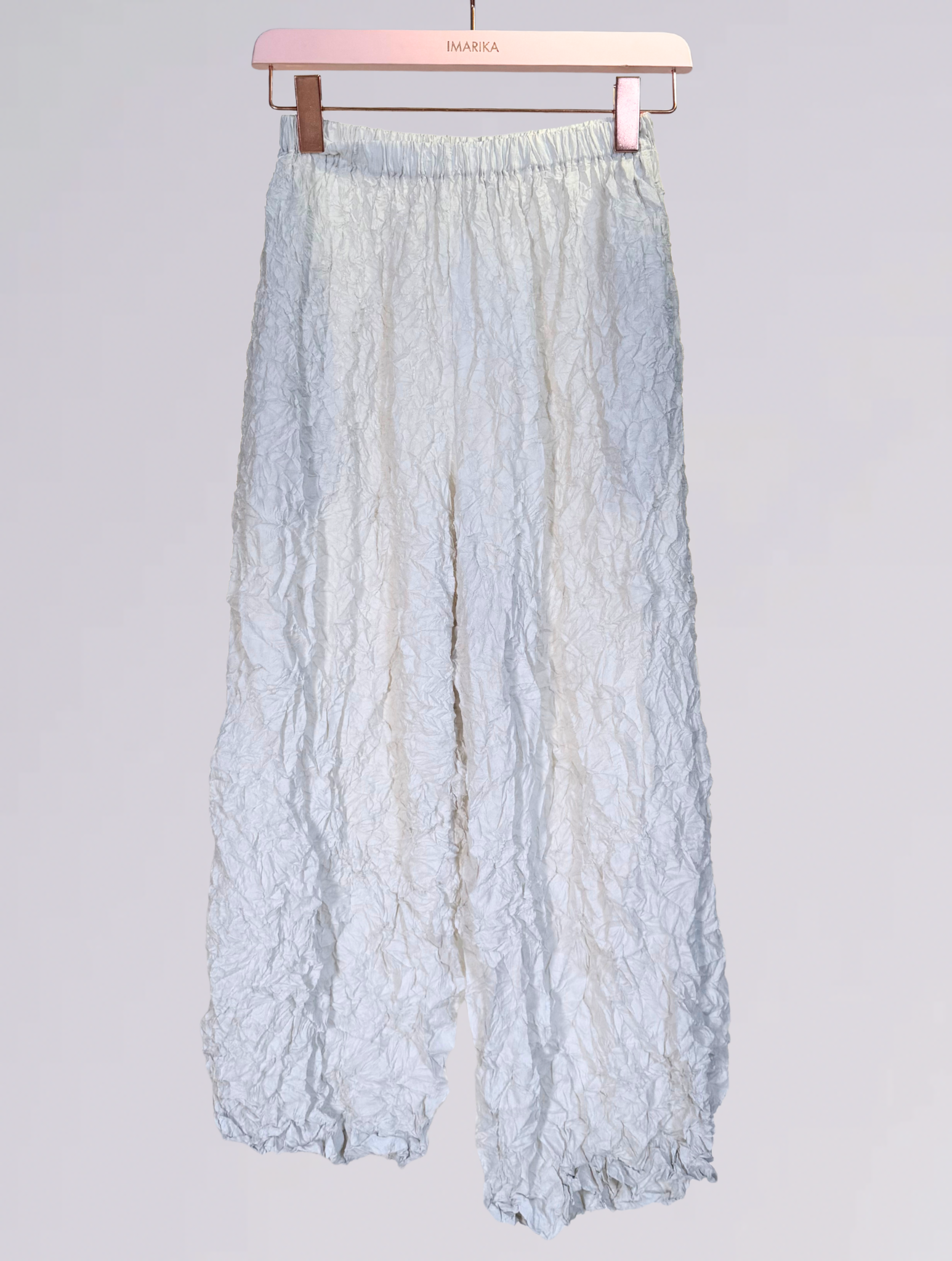 PANTALONI EFFETTO STROPICCIATO 