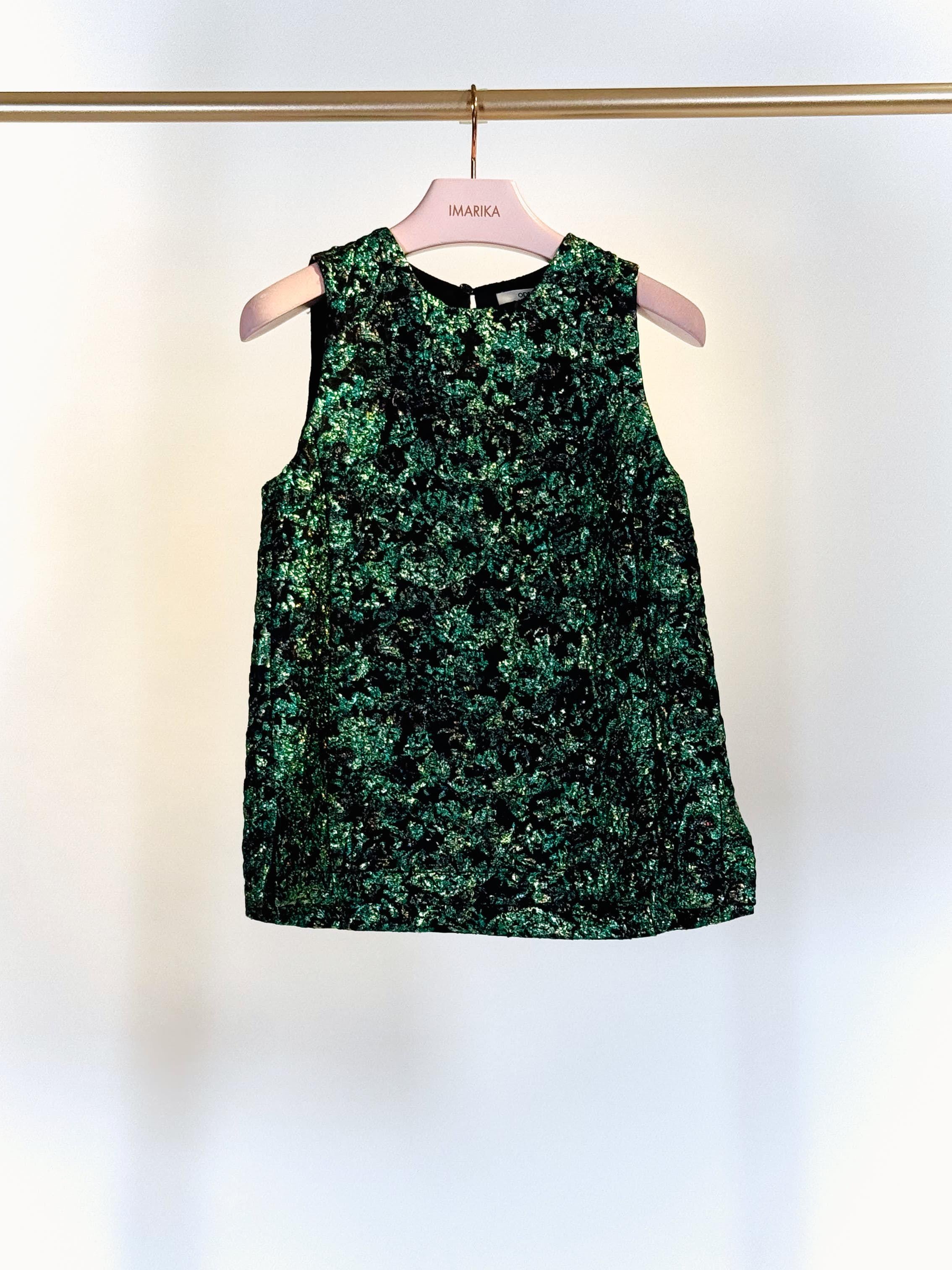Top lurex 22352PEACOCK VERDE ODEEH
