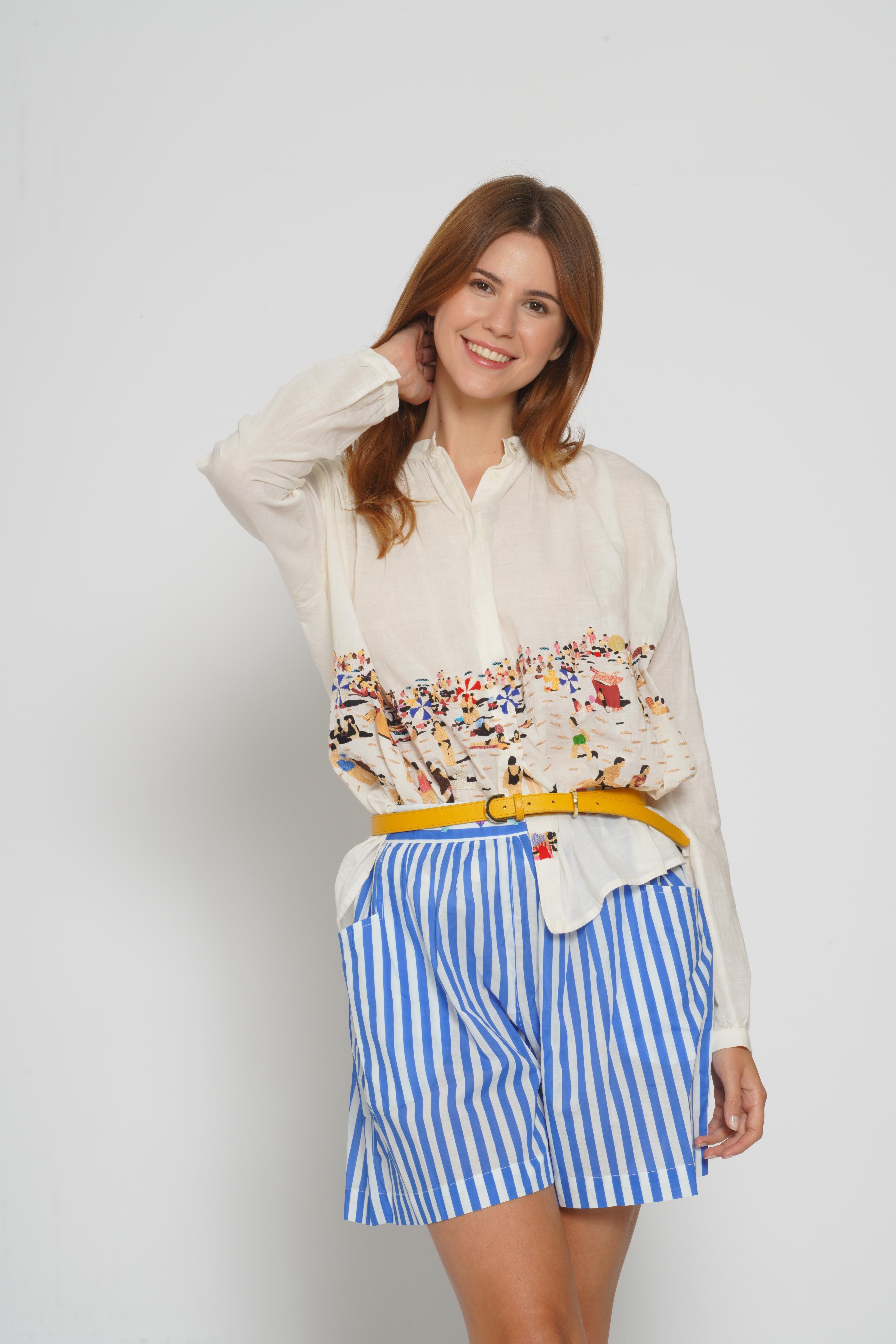 Camicia ricamata 