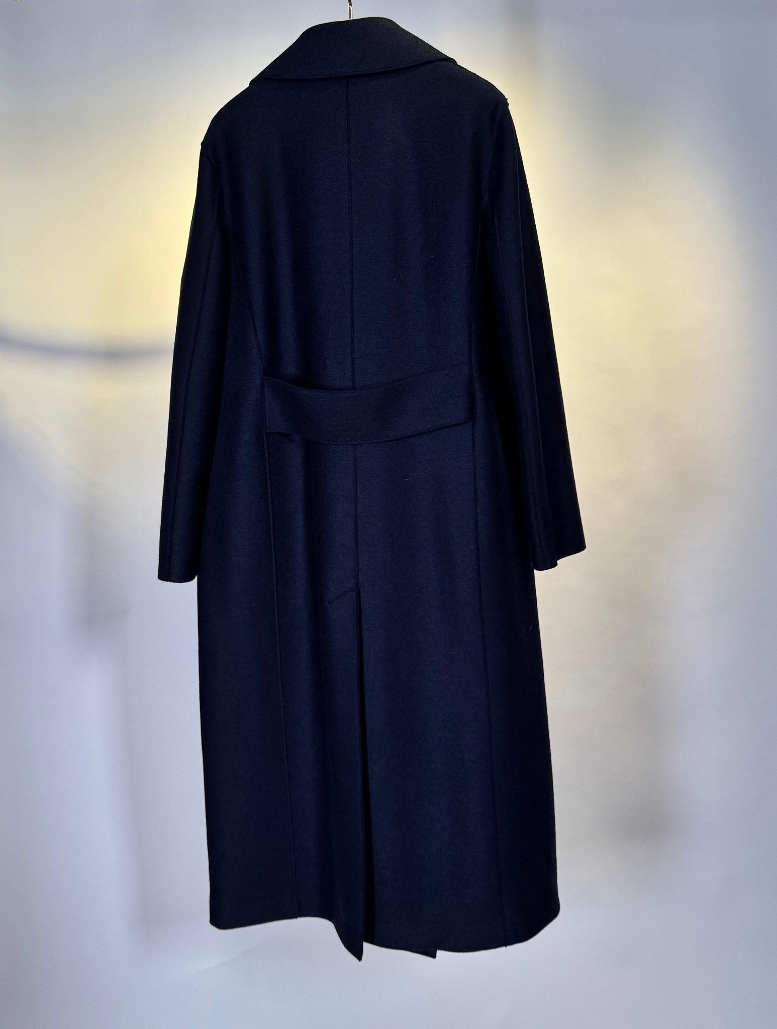 Cappotto doppiopetto AC1278BLU Harris Wharf London