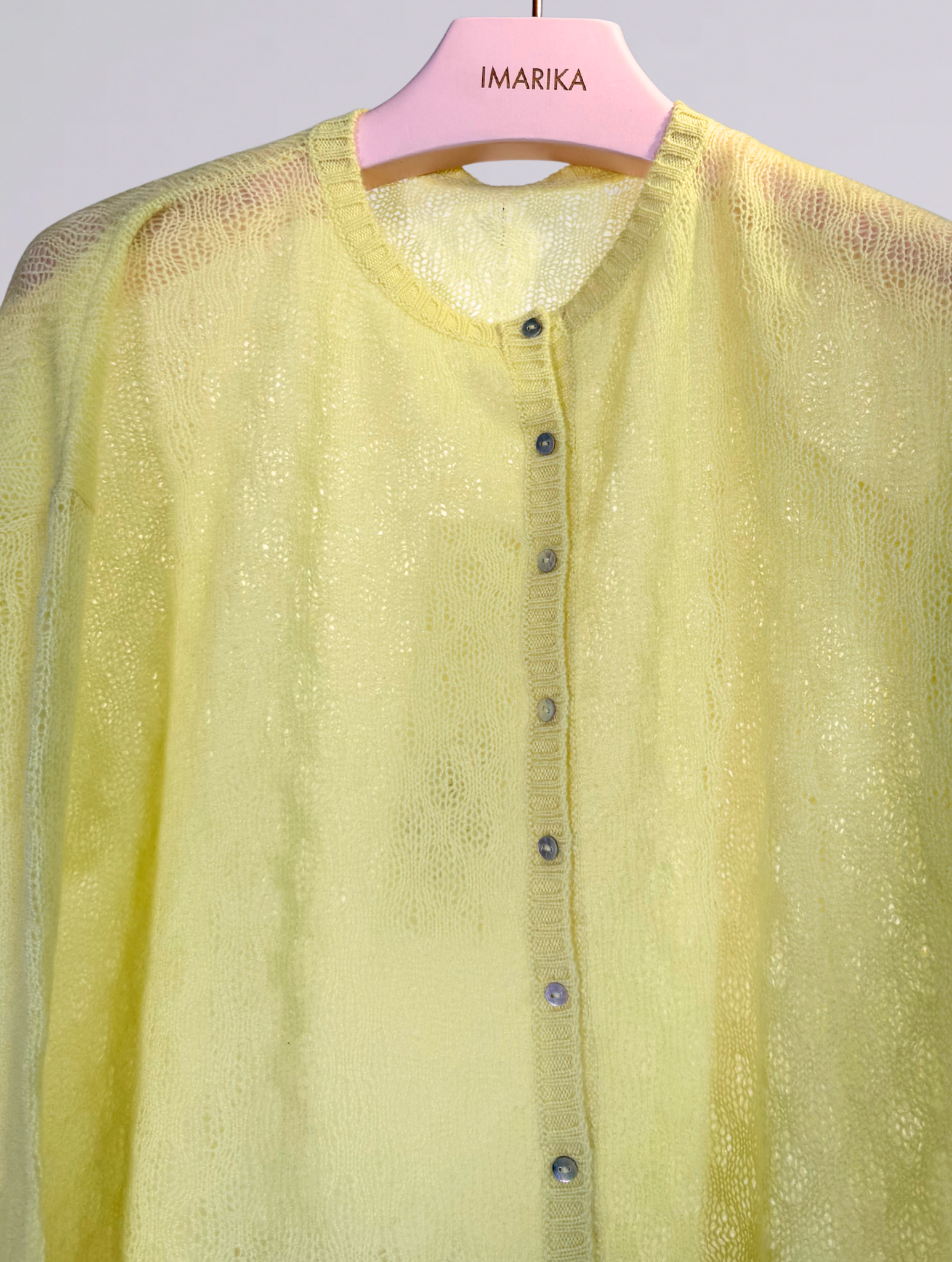 Cardigan traforato 