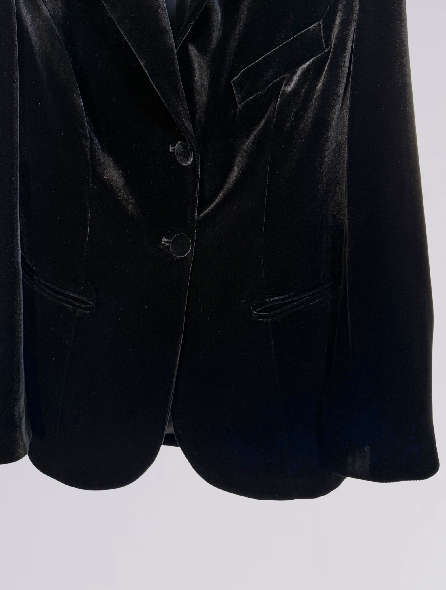 Blazer in velluto JK 1904-VVELVET NERO Sartoria 74