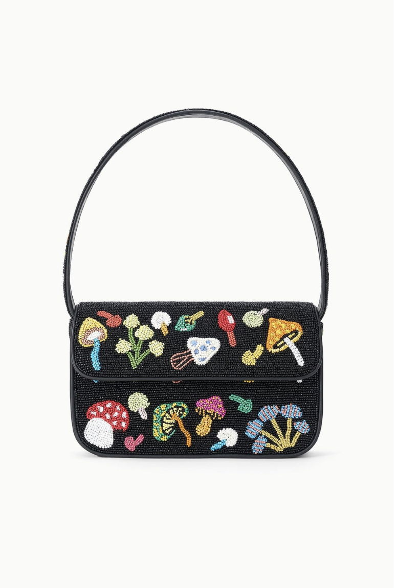 BORSA DI PERLINE CON FUNGHI 