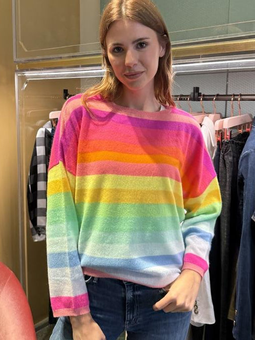 Maglione rigato multicolor B8093RIGUE MULTI Brodie