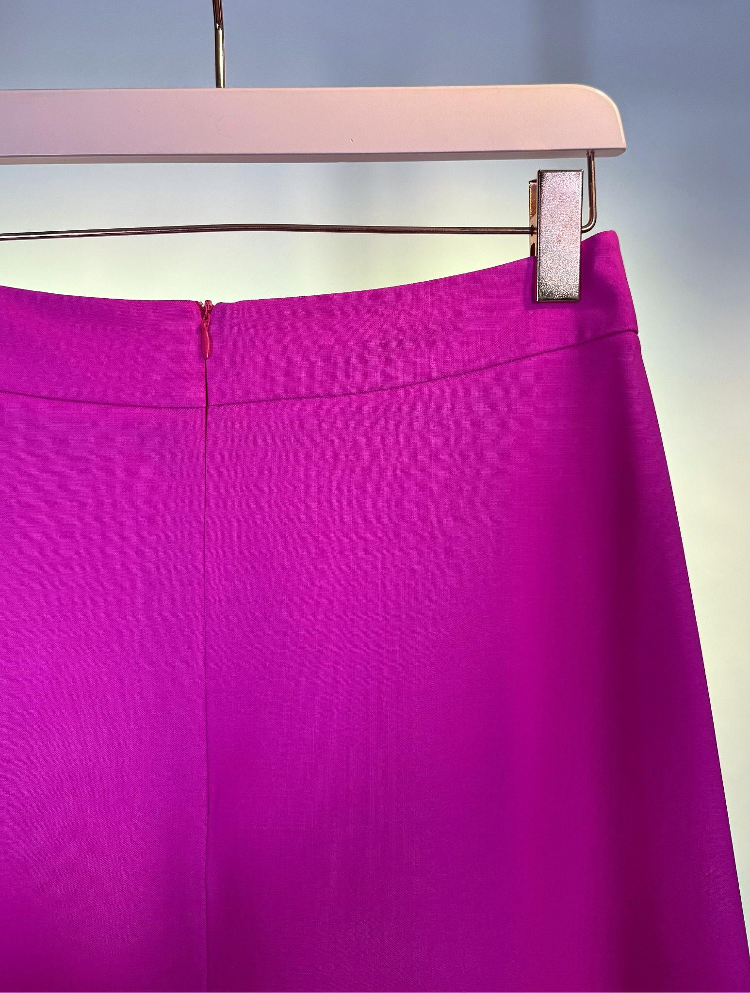 Gonna con piega MIAMIFUCSIA Unique edition